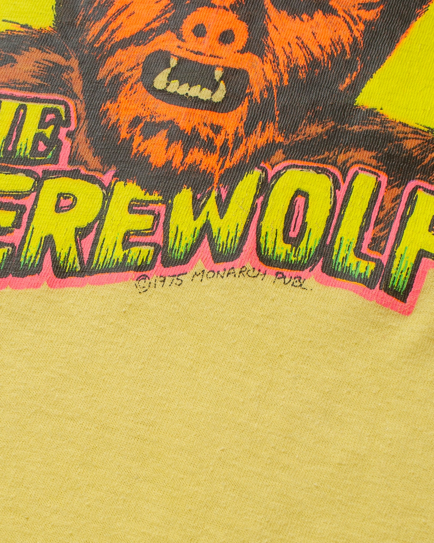 1975 The Werewolf T-shirt yellow - L