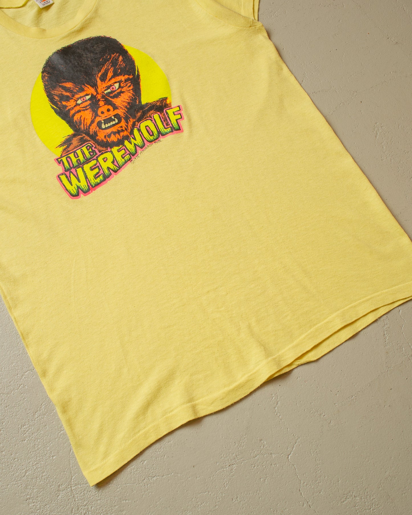 1975 The Werewolf T-shirt yellow - L