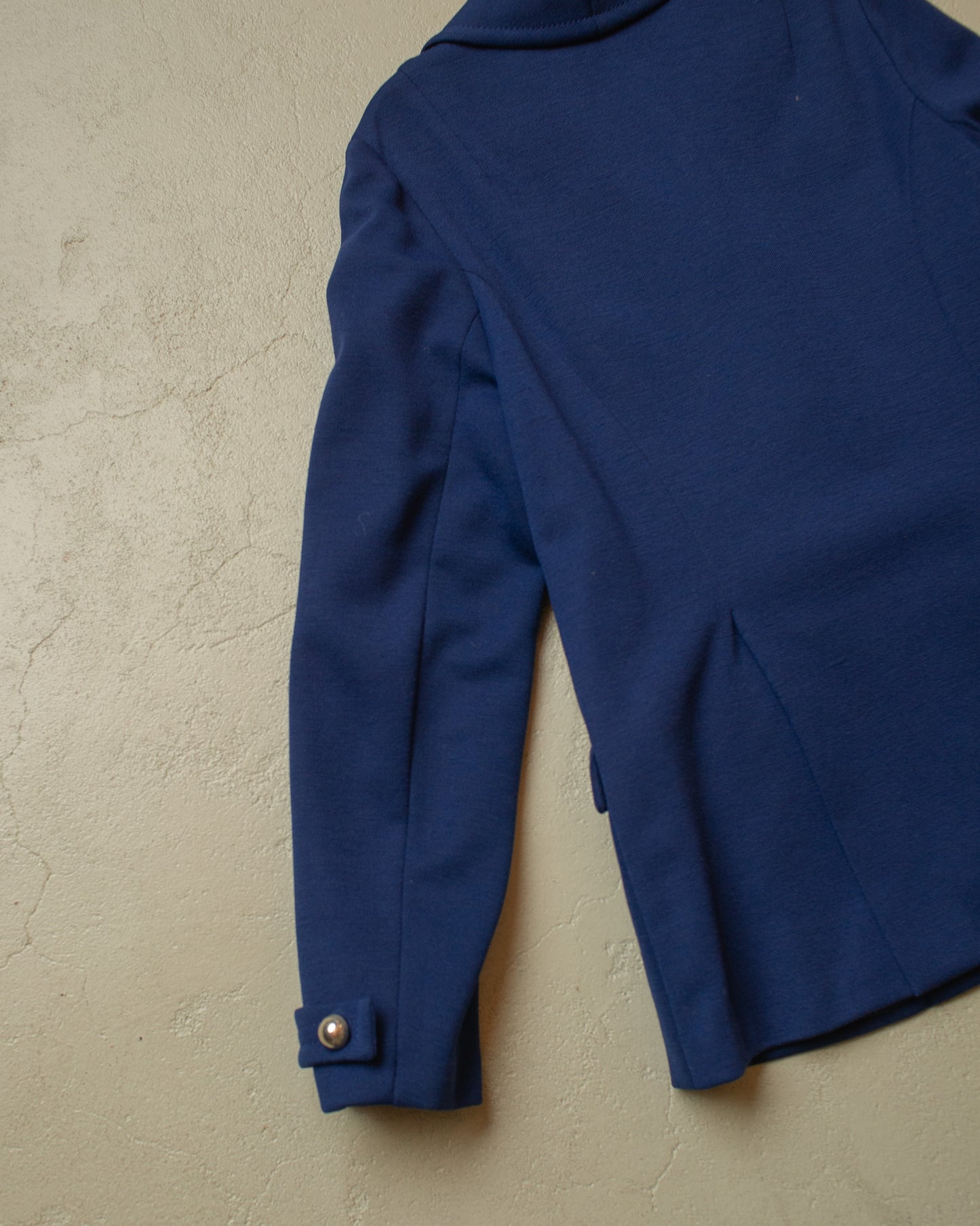 1970s Womens Tailormade Equestrian Style Jacket blue - S/M