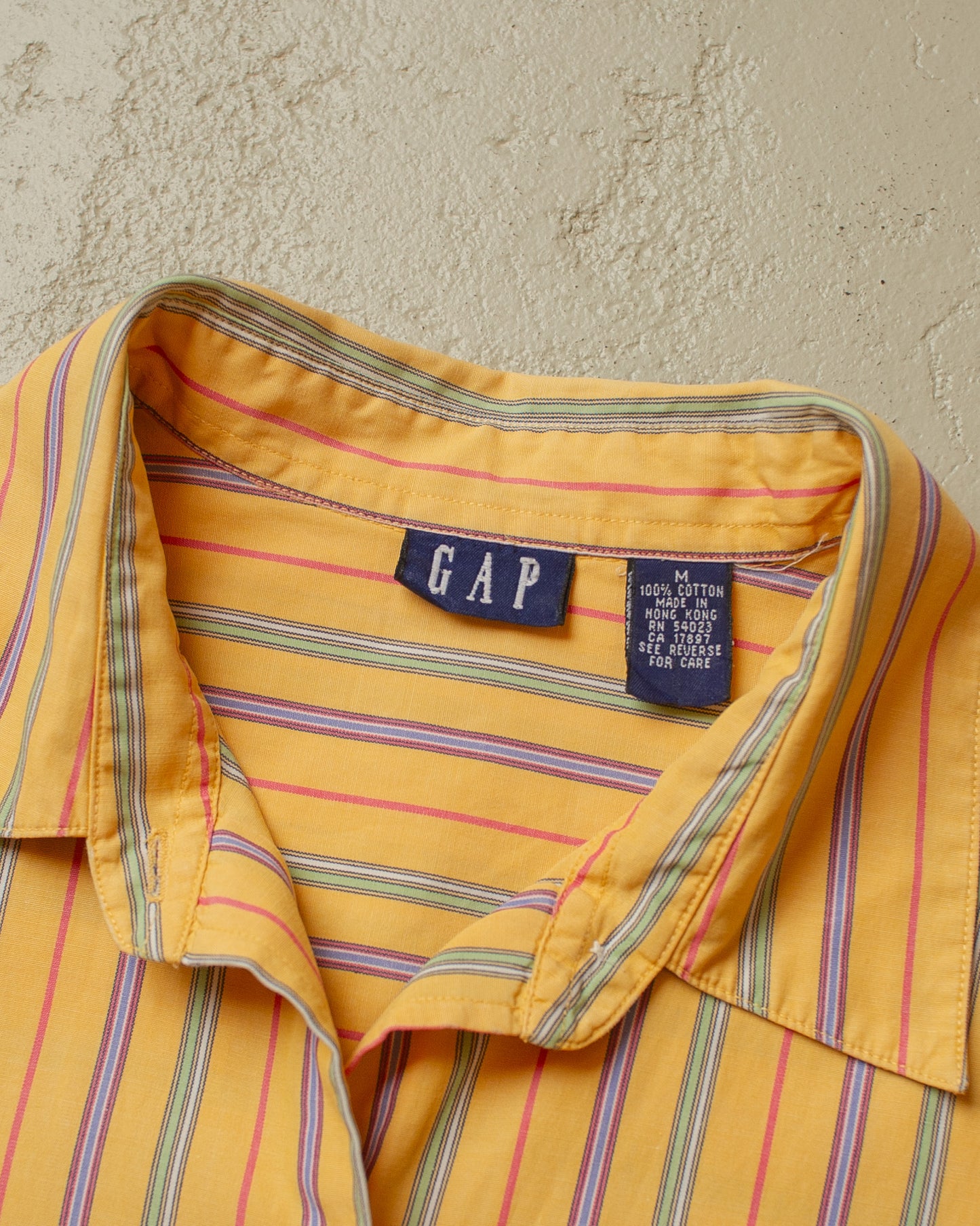 1980s/90s GAP vertical striped Shirt multi - M/L
