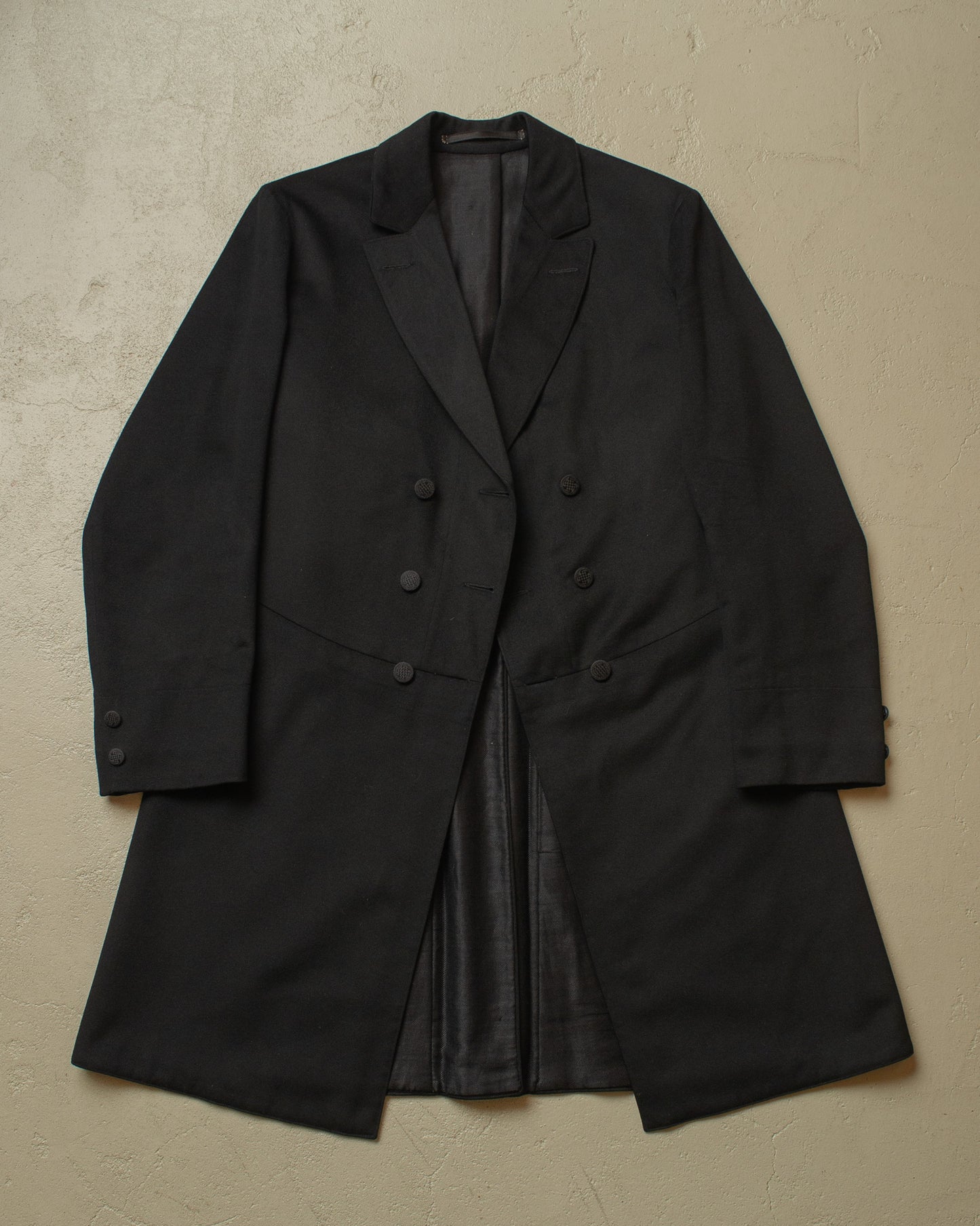 1920s German Wool Suit Jacket black - S/M