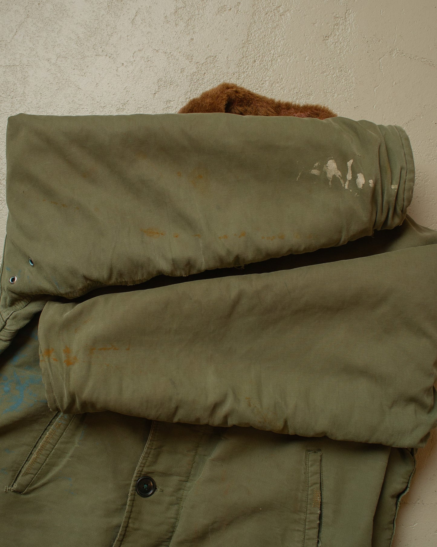 1960s French Navy Deck Jacket green - M/L