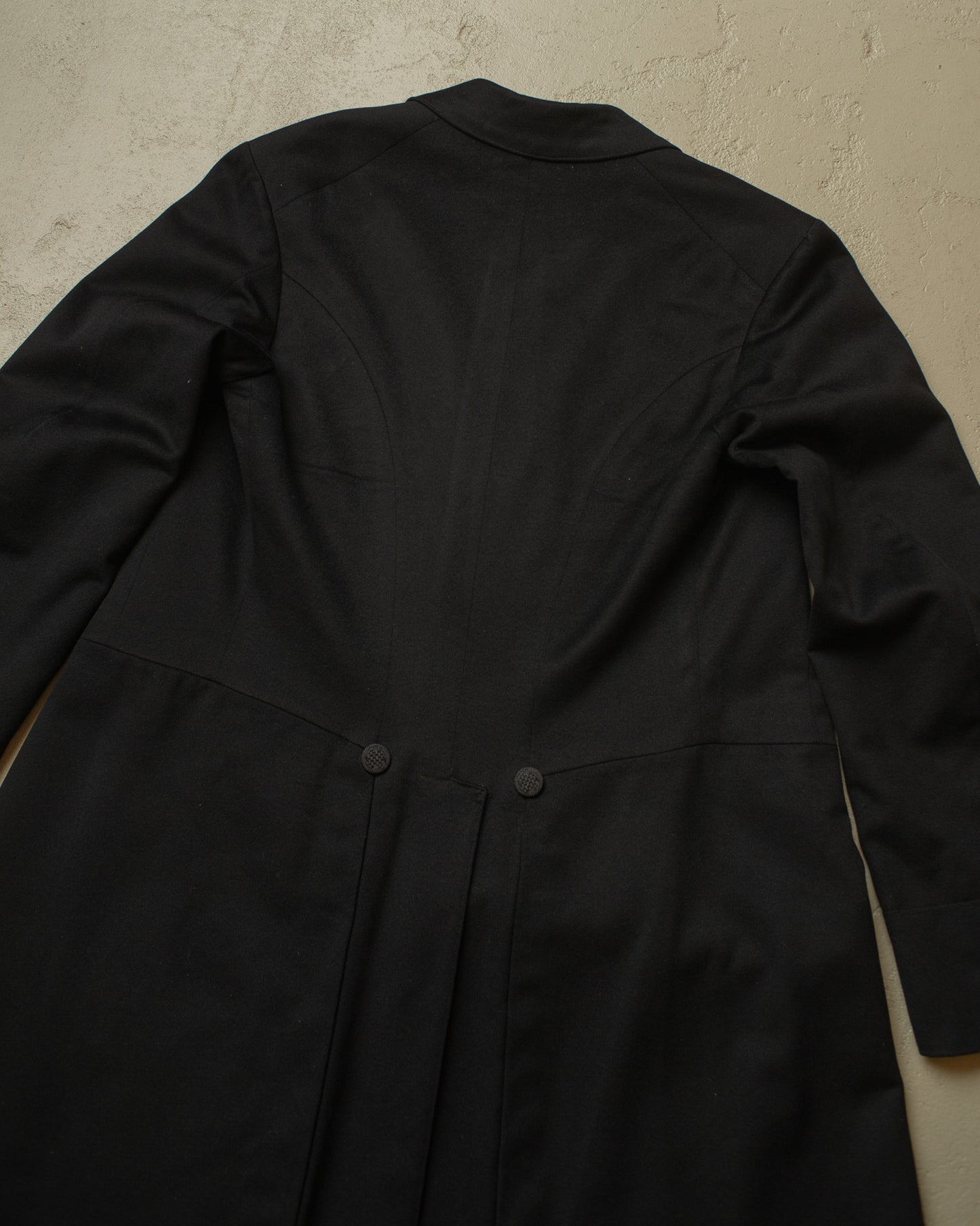 1920s German Wool Suit Jacket black - S/M