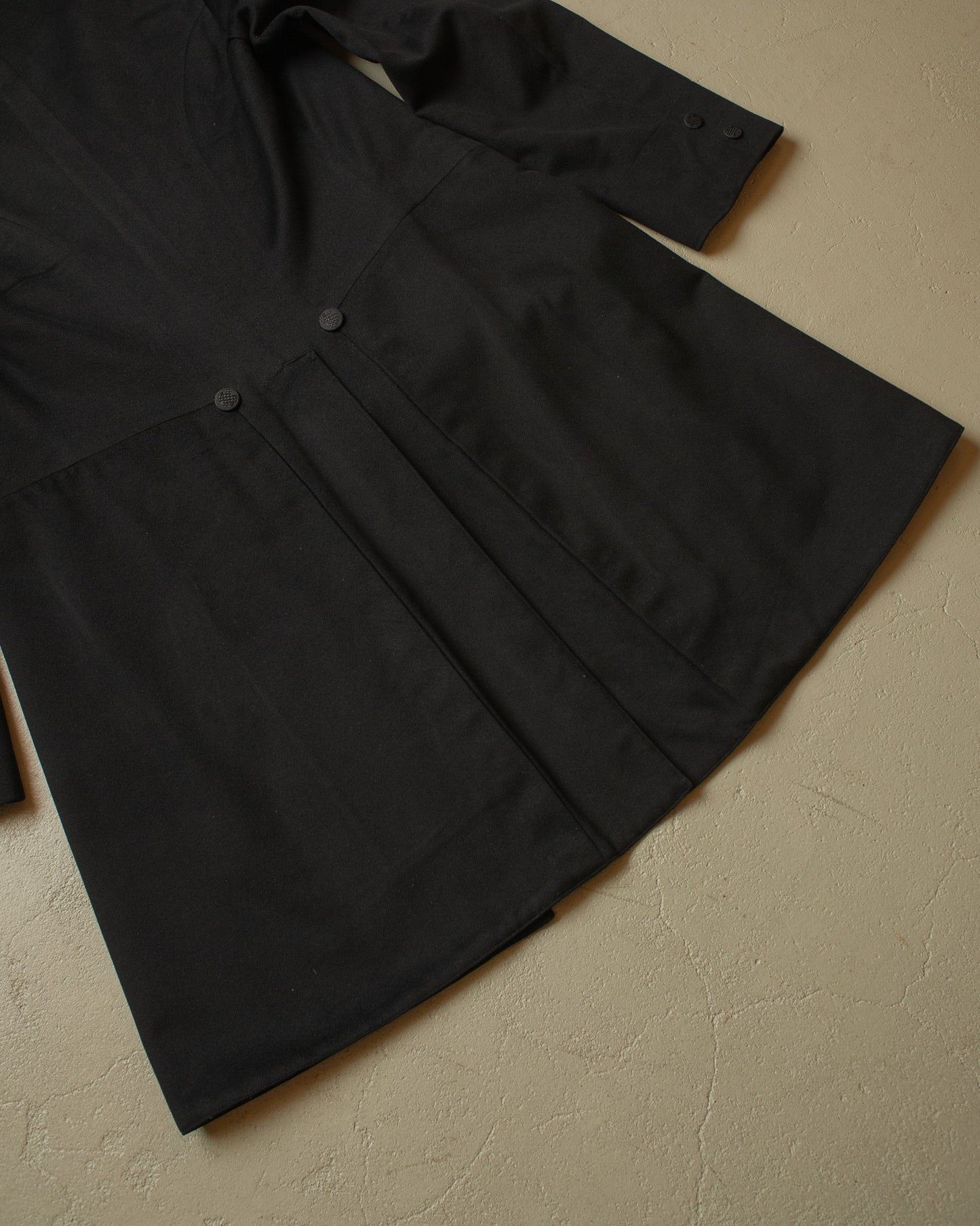 1920s German Wool Suit Jacket black - S/M