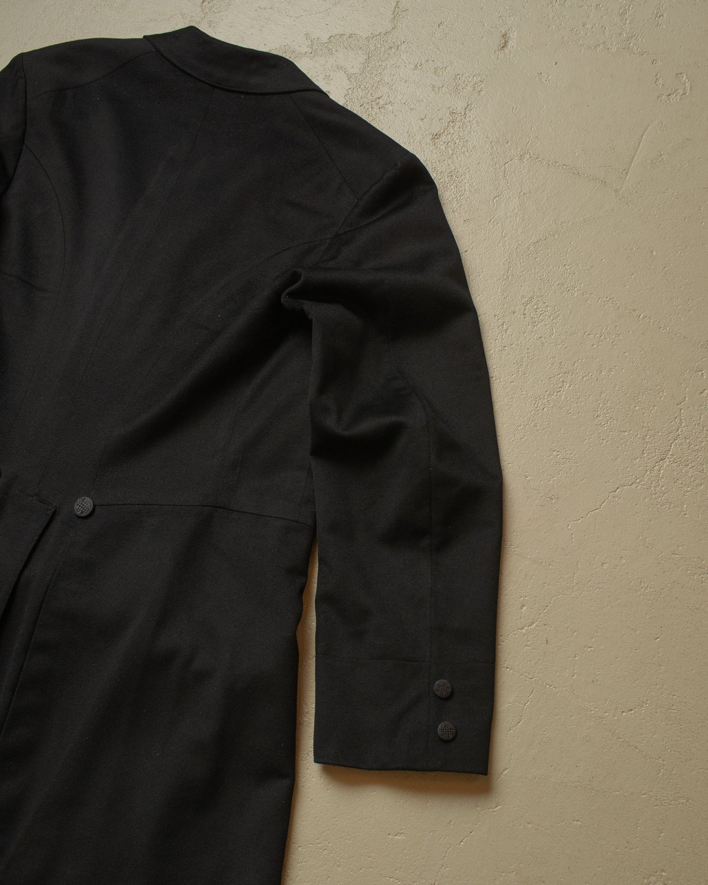 1920s German Wool Suit Jacket black - S/M