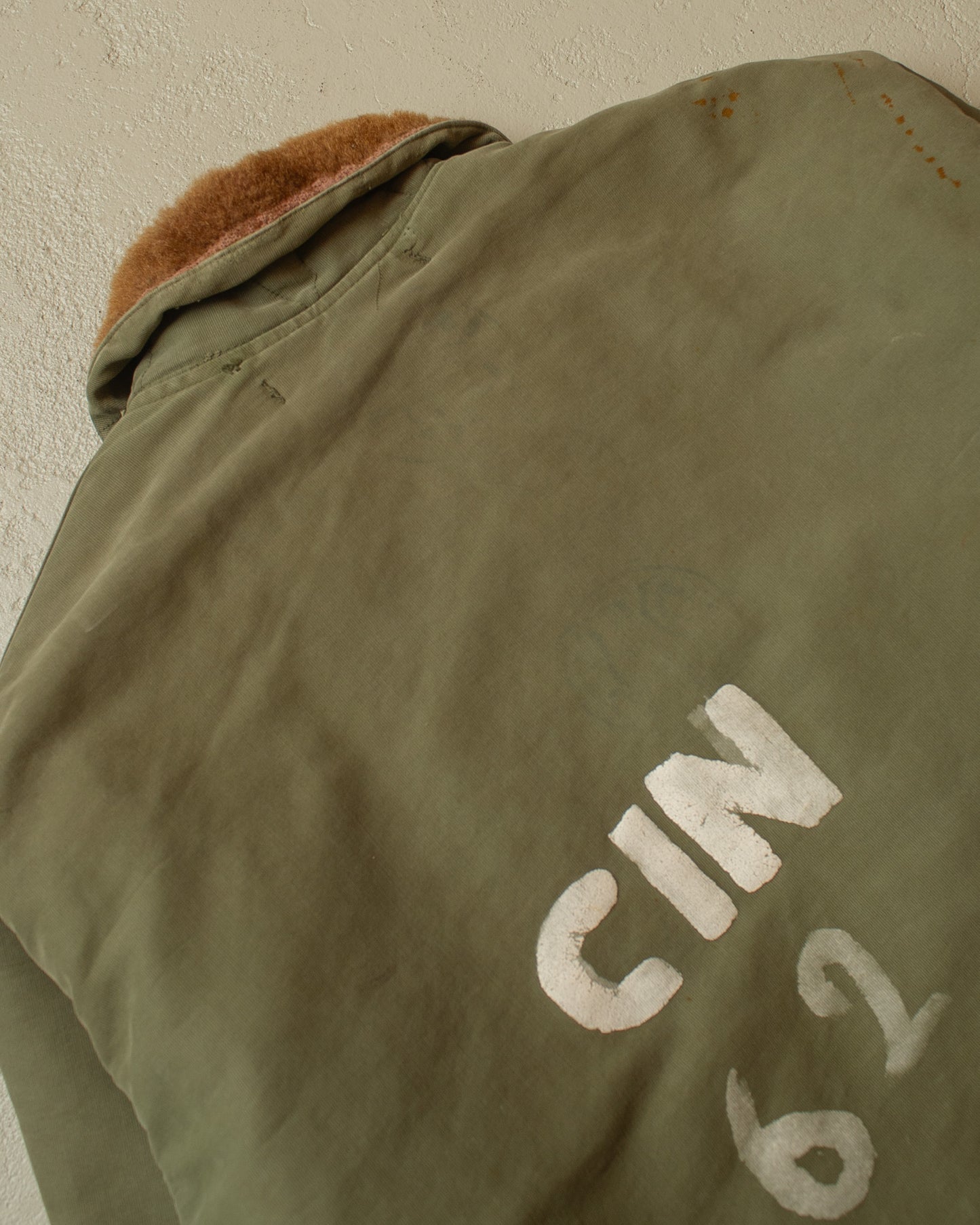 1960s French Navy Deck Jacket green - M/L