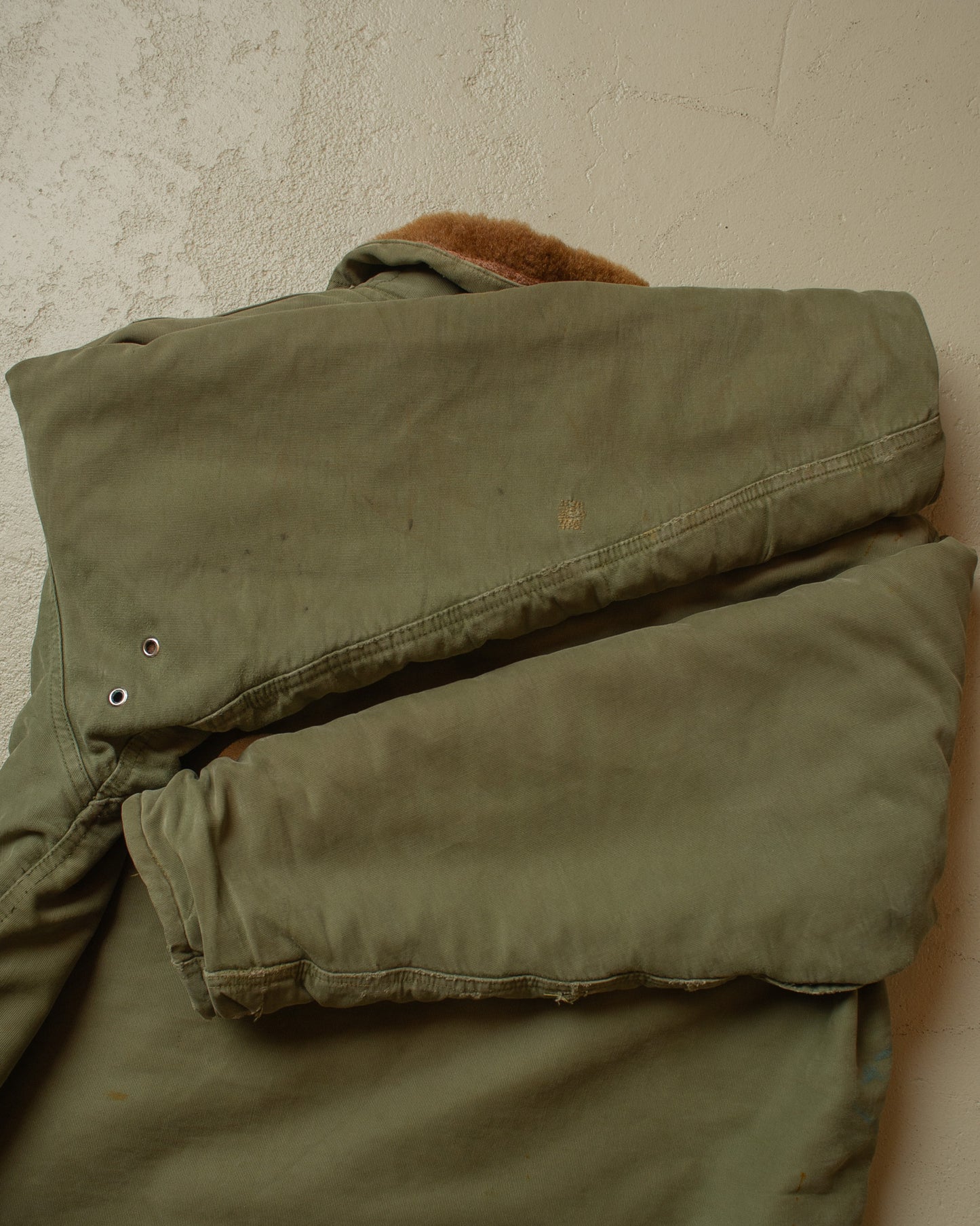 1960s French Navy Deck Jacket green - M/L