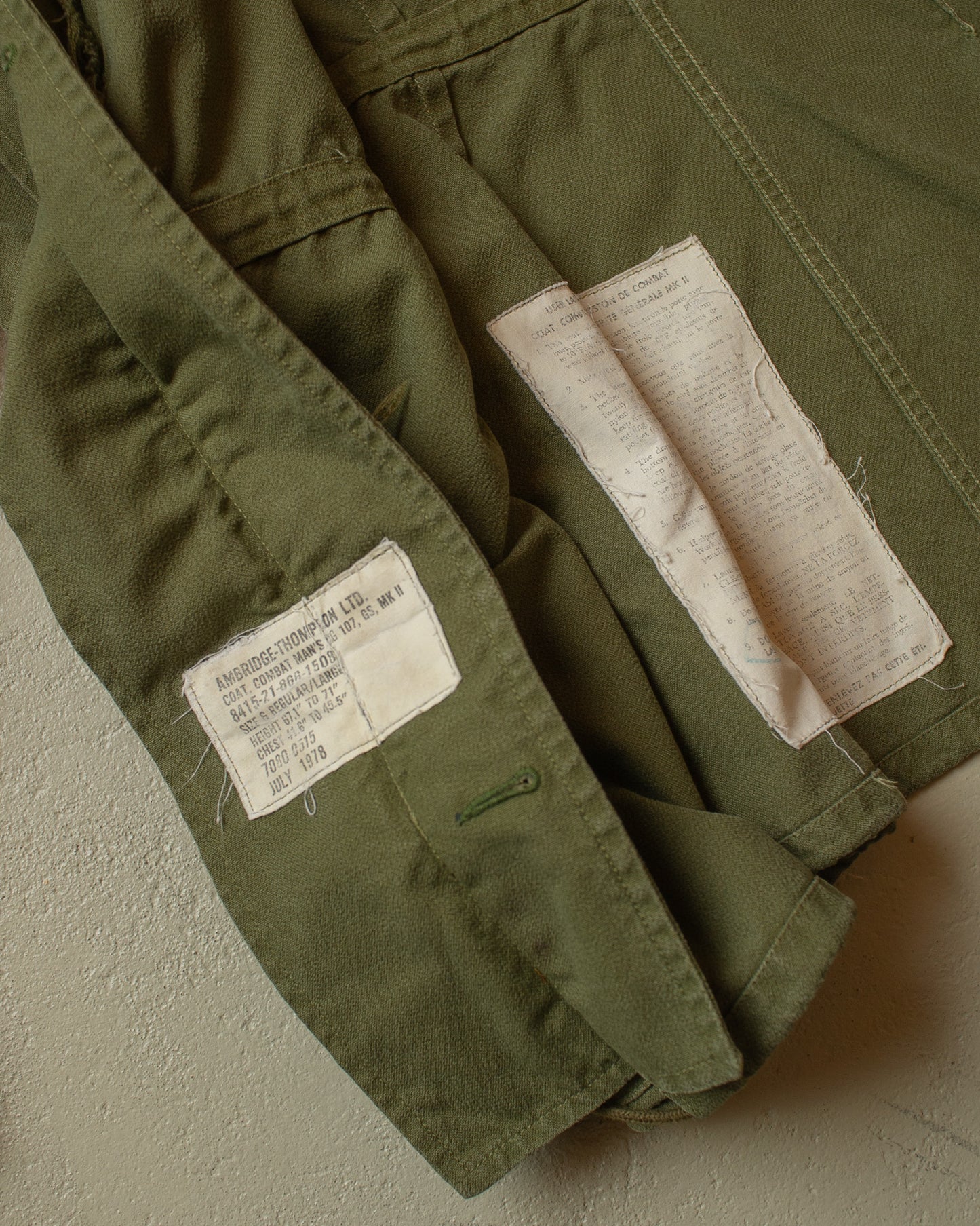 1978 Canadian MK-II Field Jacket green - L/XL
