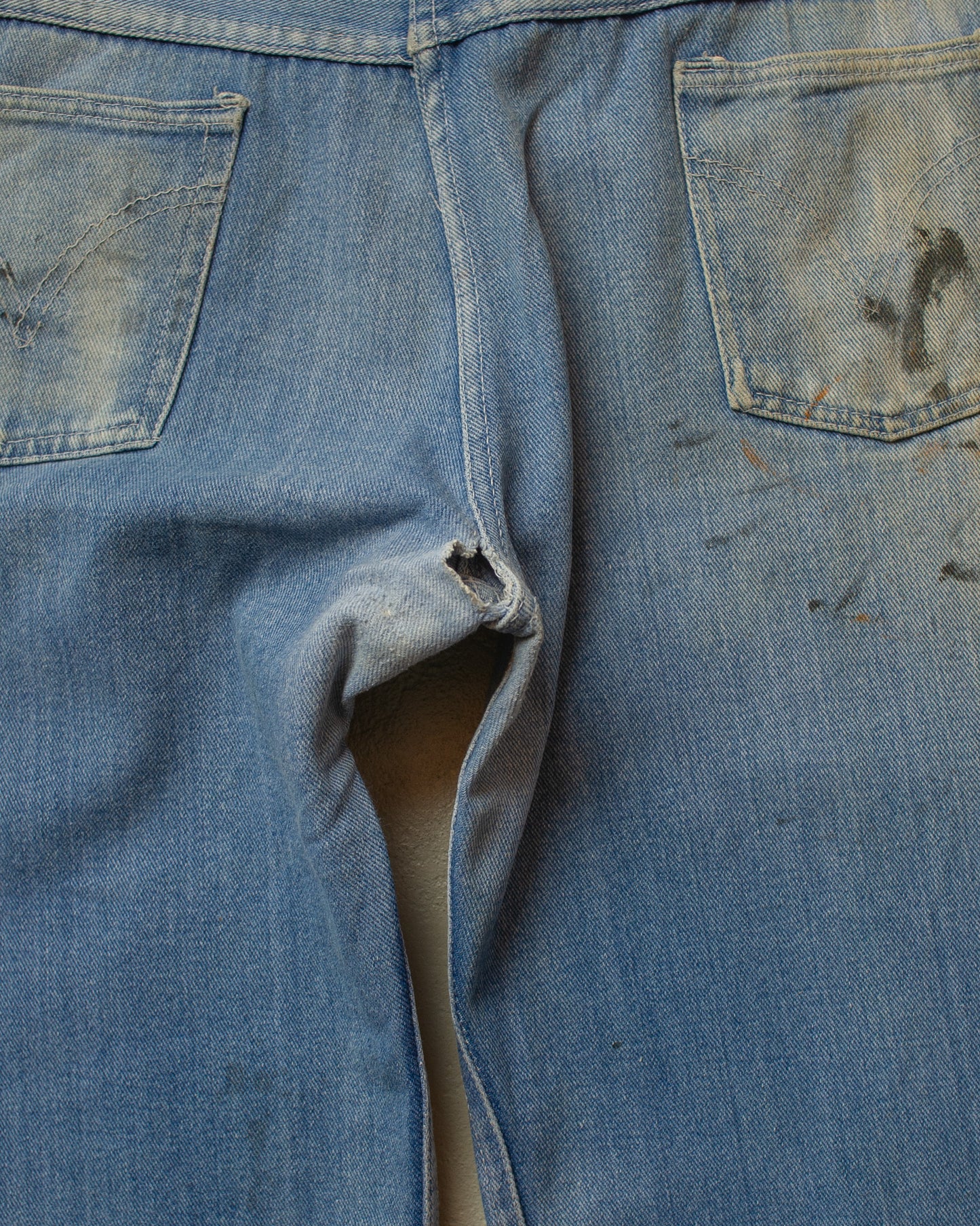 1980s Faded Euro Painter Jeans blue - W34 L32