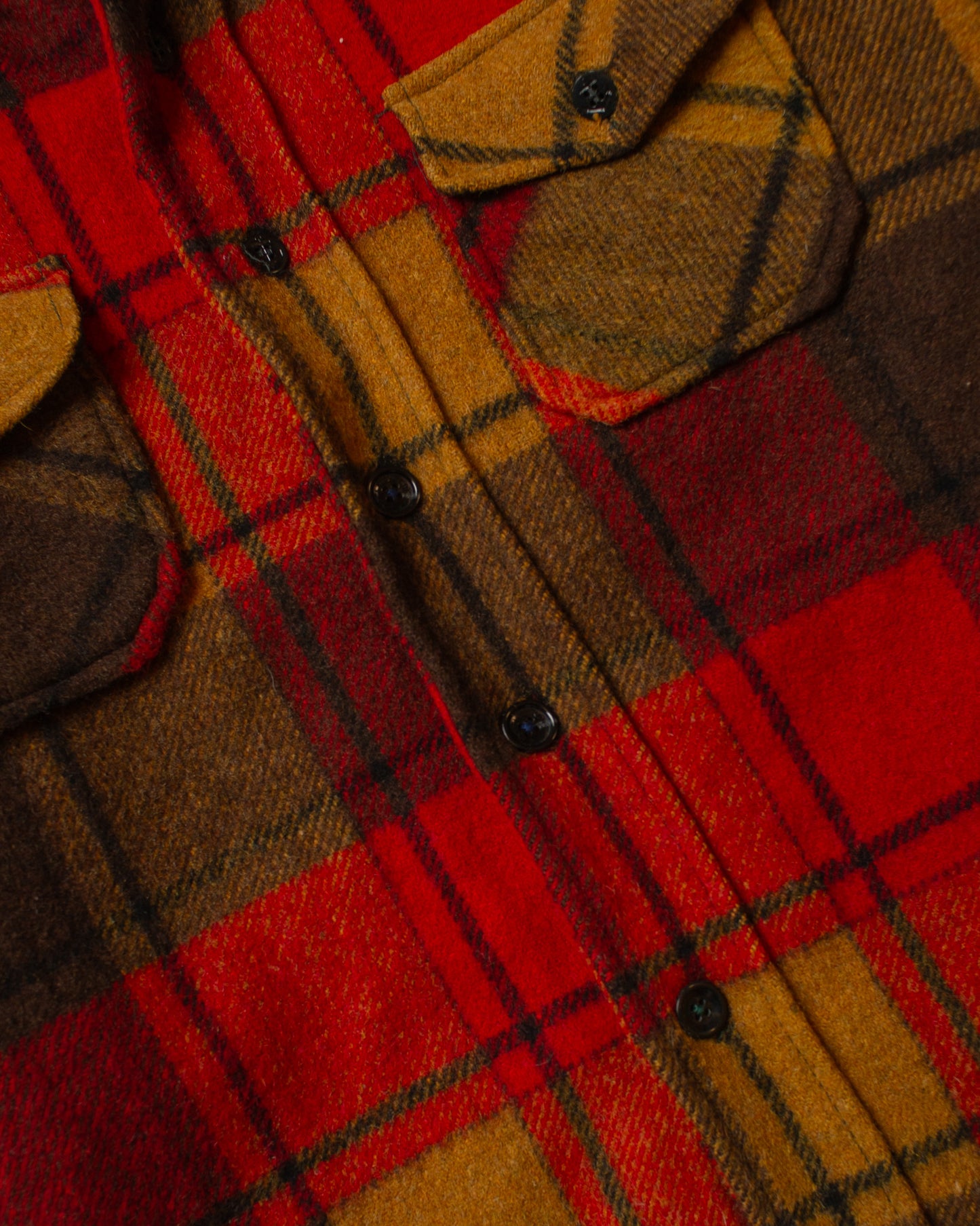 1960s Sears Sherpa lined Plaid Flannel Jacket - L