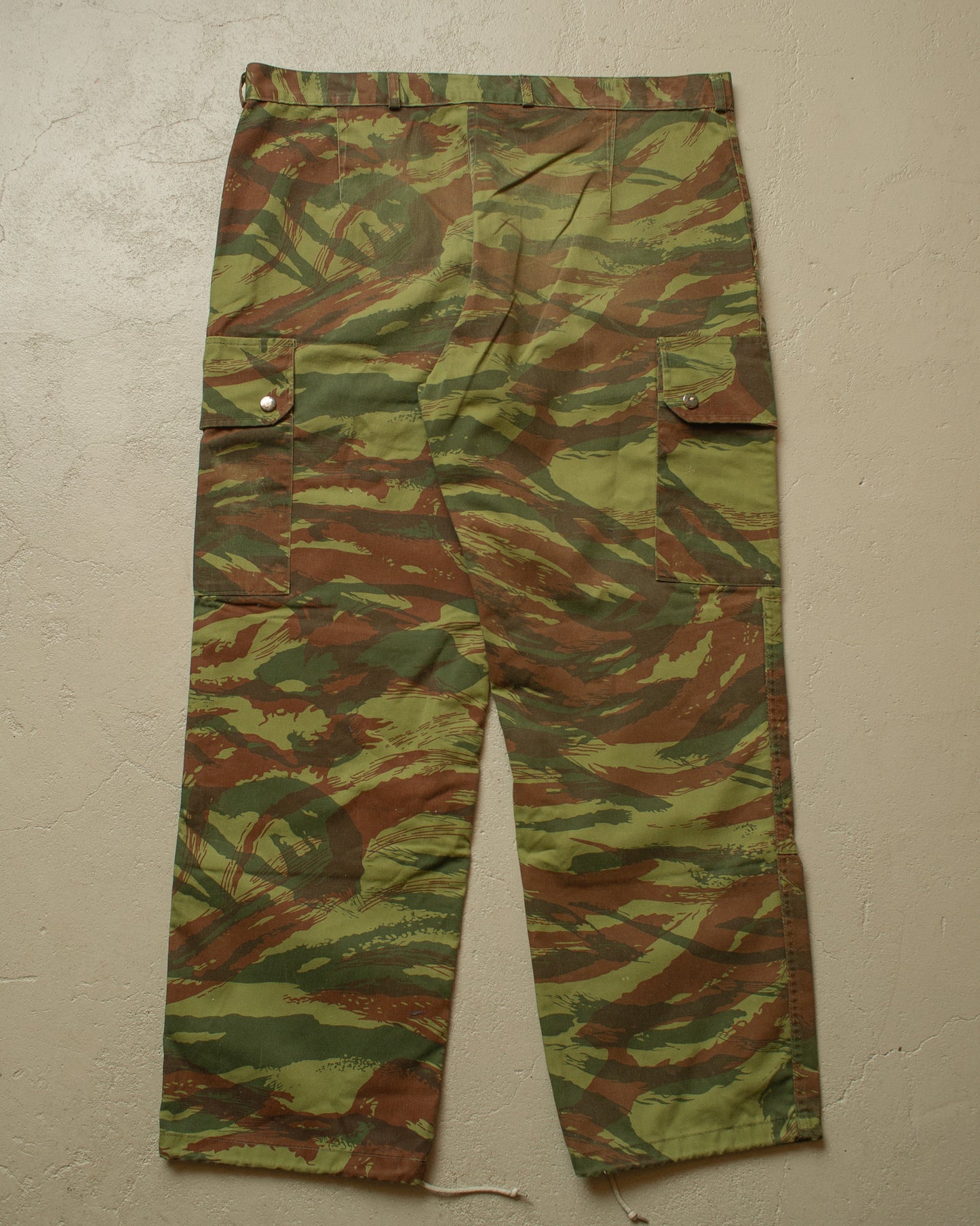 1980s Civilian Camouflage Cargo Pants green - W38 L29