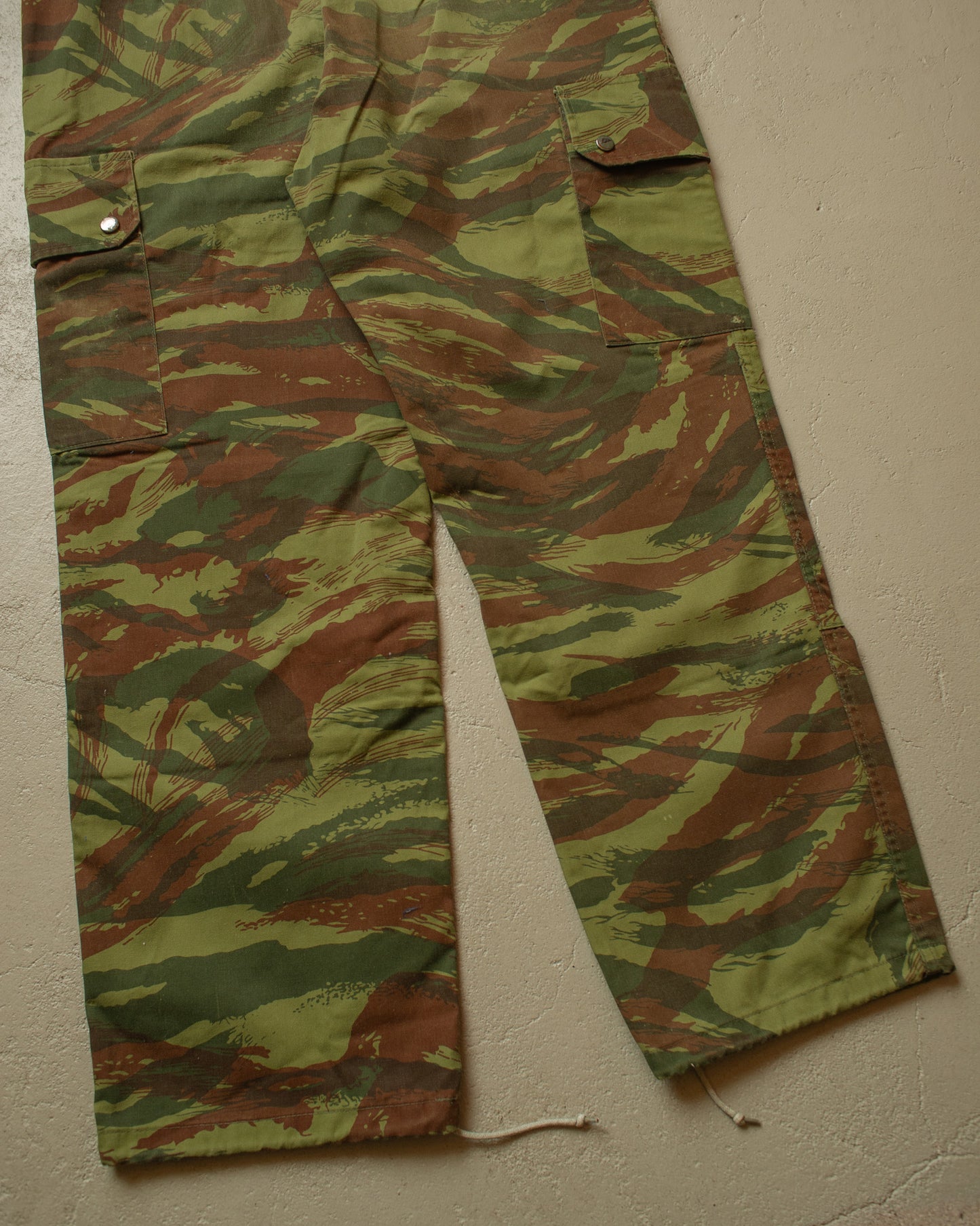 1980s Civilian Camouflage Cargo Pants green - W38 L29
