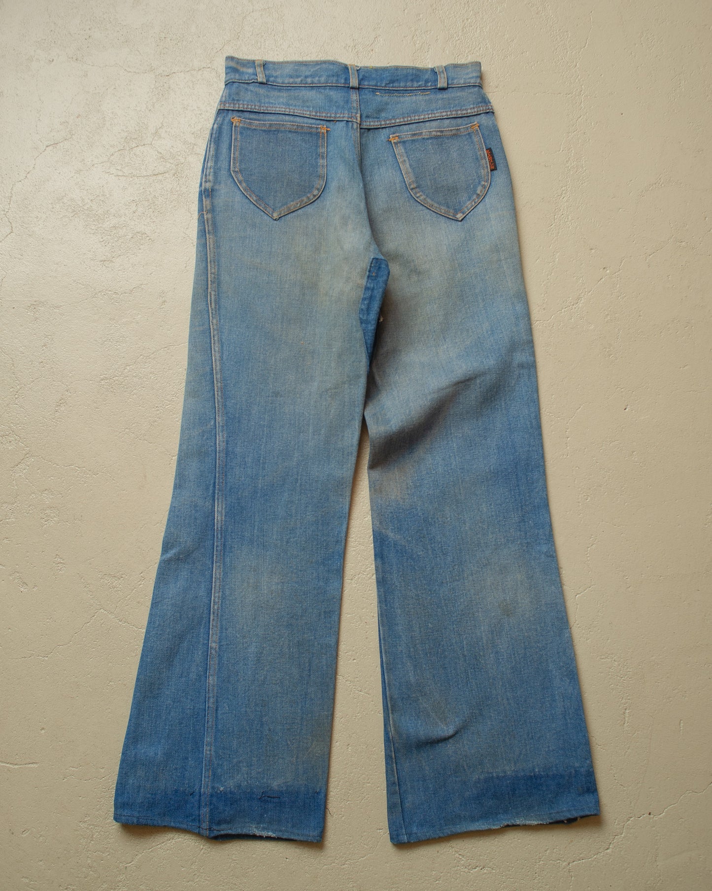 1970s Womens Western Denim Set blue - XS/S