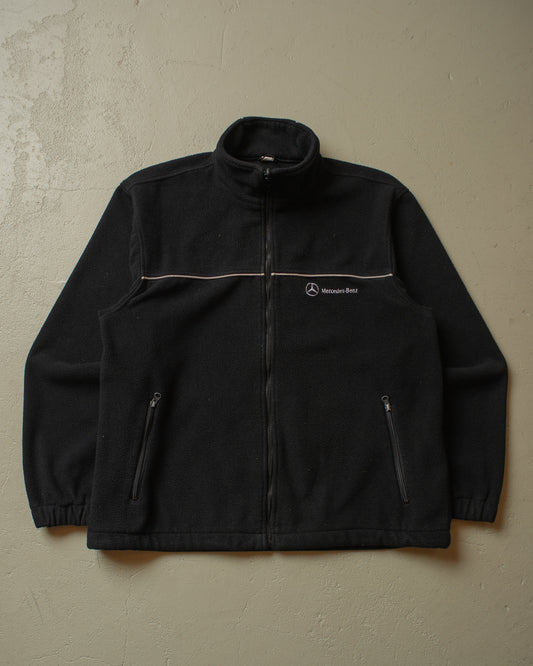 2000s Mercedes-Benz Fleece Jacket black - XXL