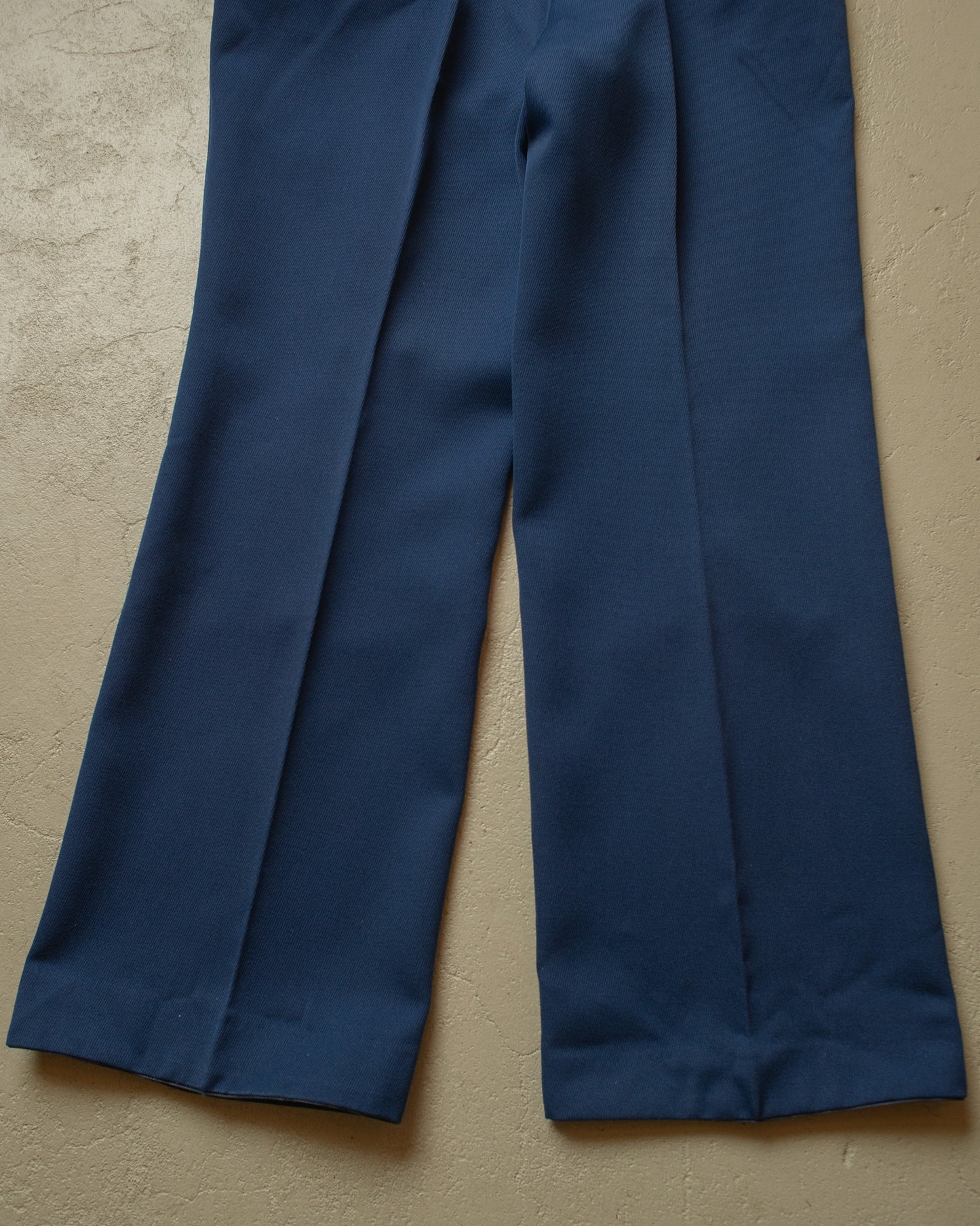 1960s/70s German Wide Leg Suit Pants blue - W36,5 L29