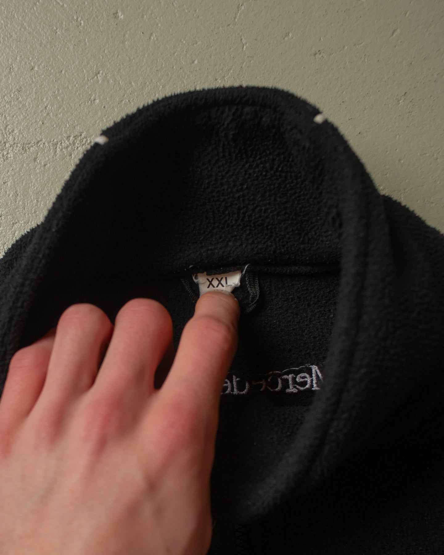 2000s Mercedes-Benz Fleece Jacket black - XXL