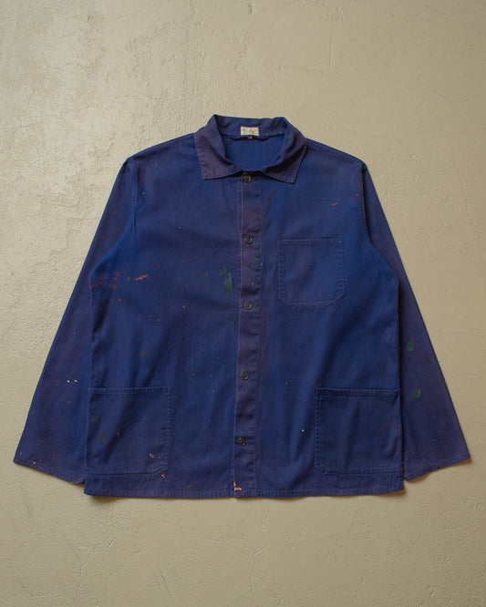 1960s Painter Vietnamese Work Jacket blue - L