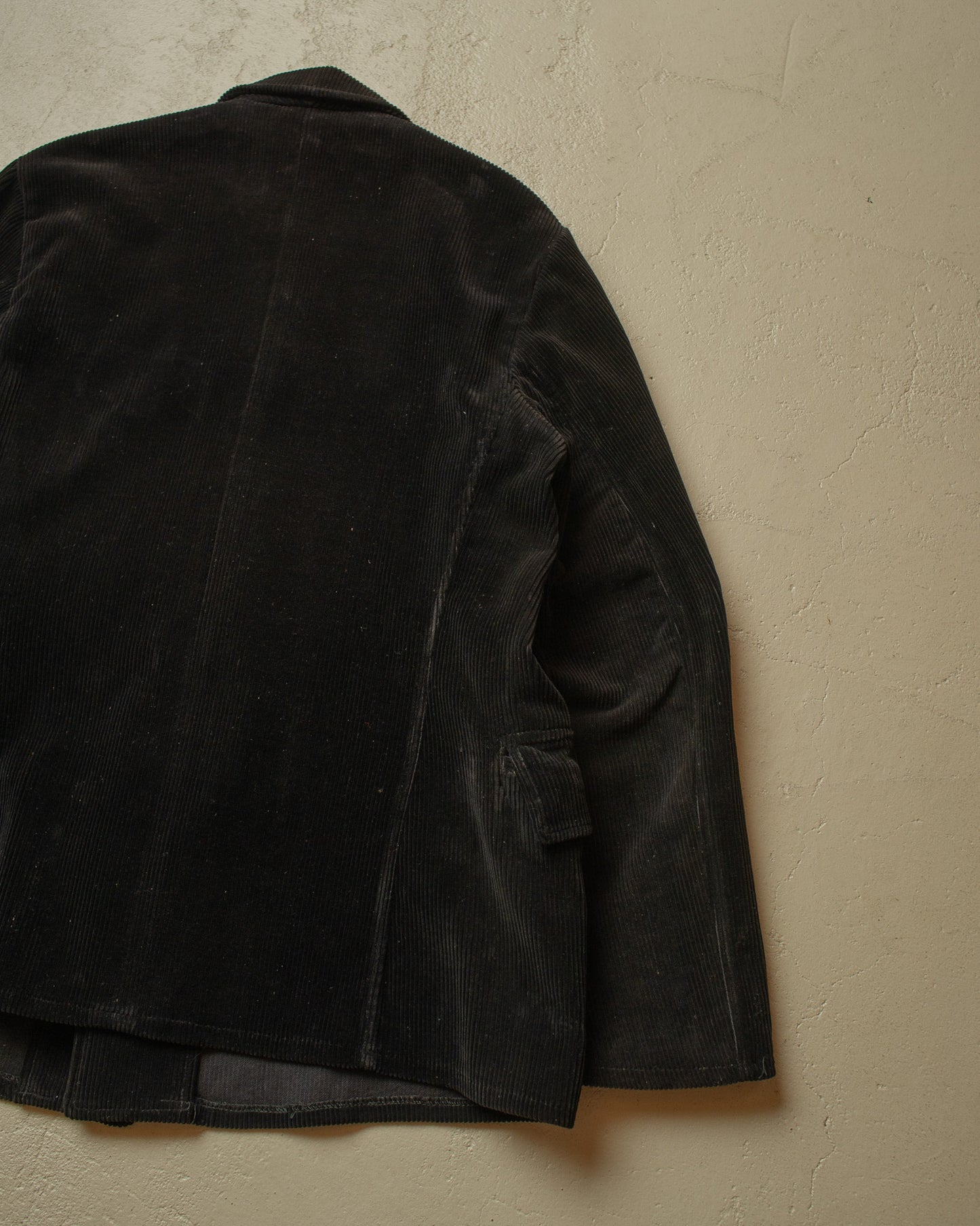 1940s German Hero Corduroy Work Jacket black - M/L