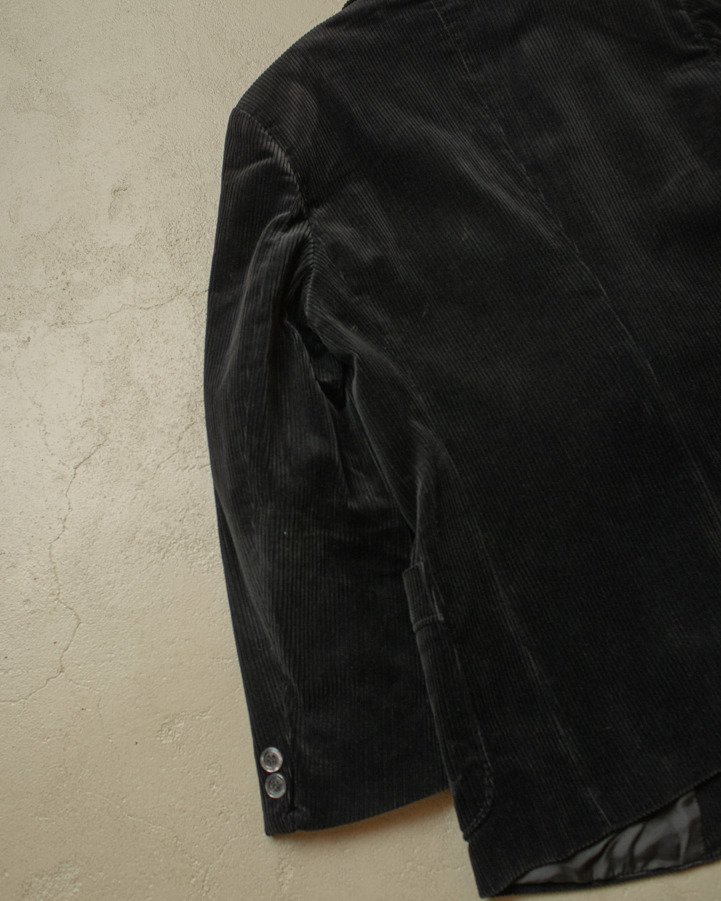 1960s/70s German Corduroy Work Jacket black - L