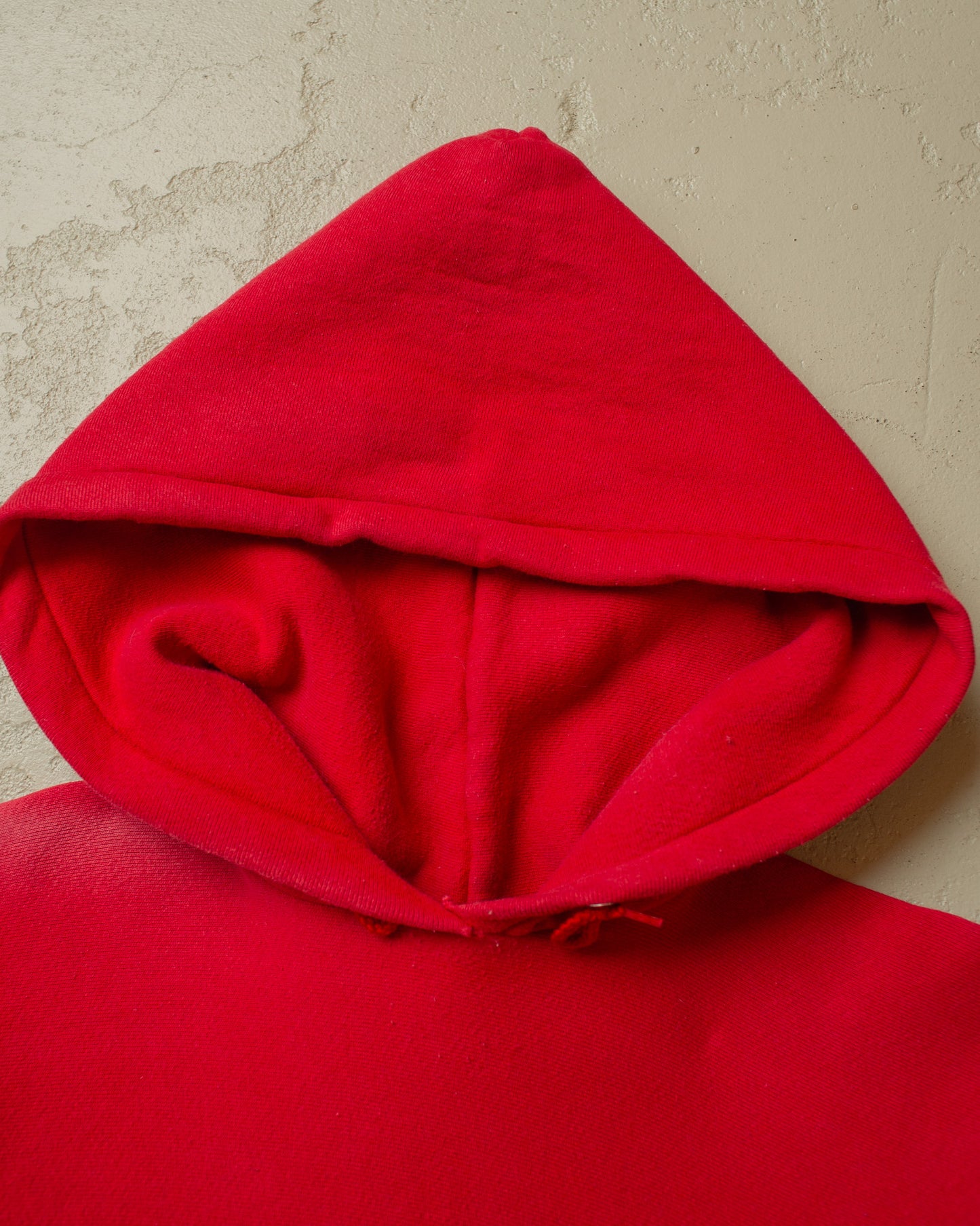 1990s Faded Carhartt "Reverse Weave" Hoodie red - XL