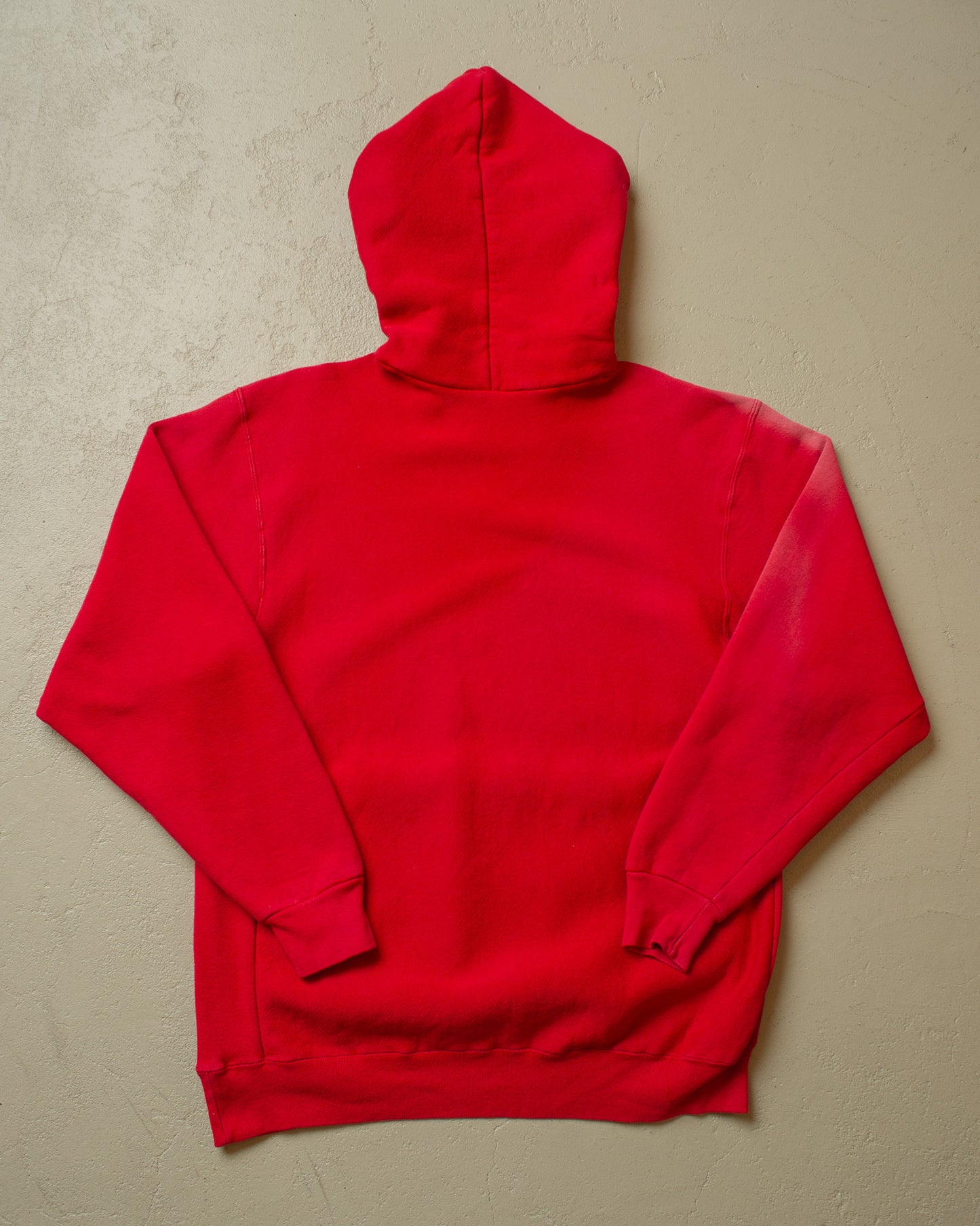 1990s Faded Carhartt "Reverse Weave" Hoodie red - XL