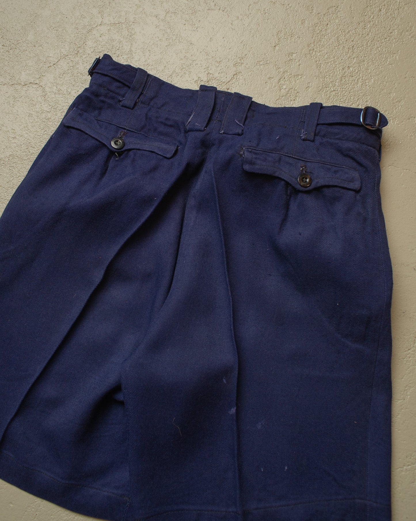 1930s German Wool Suit Shorts blue - W26,5