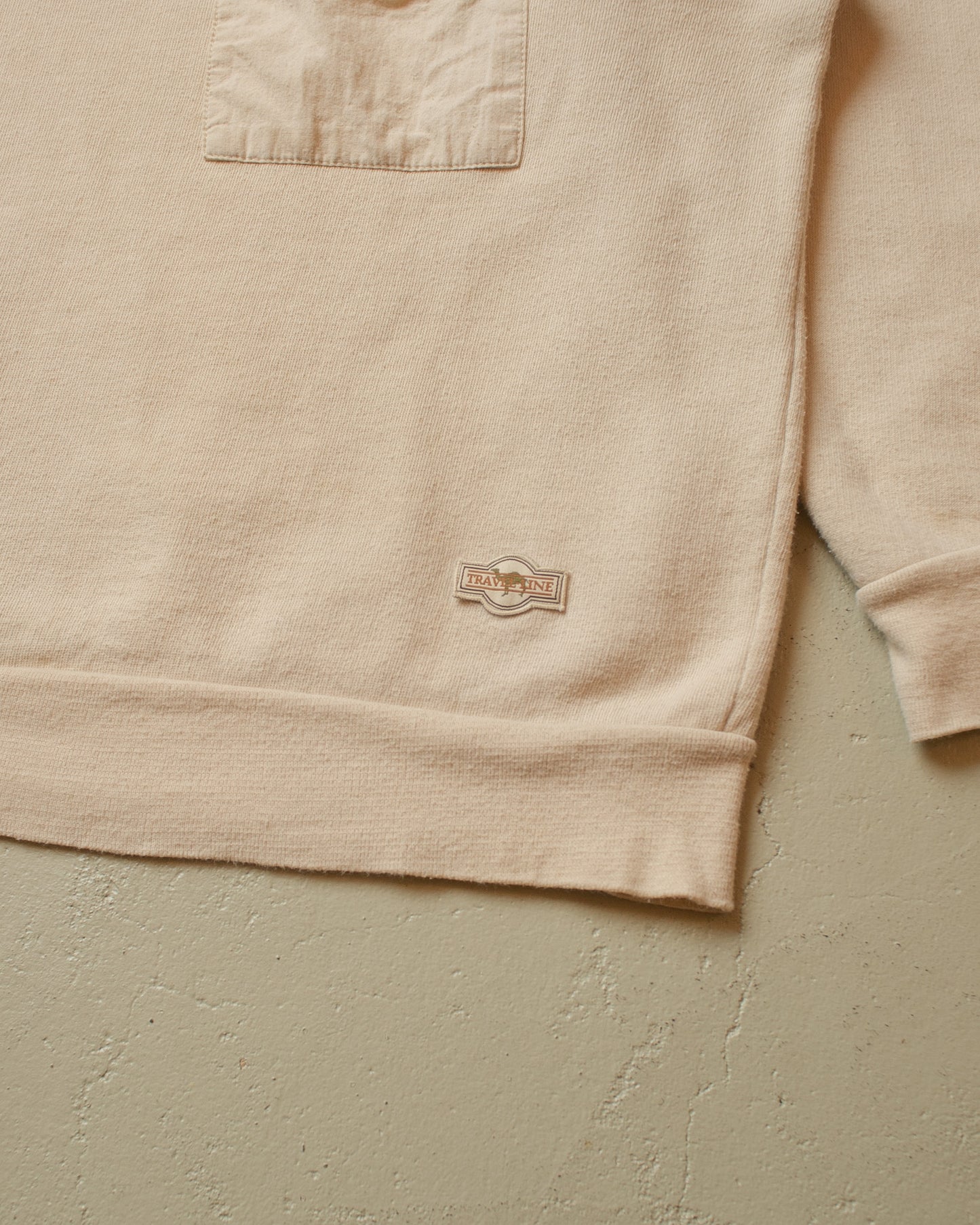 1990s Camel Two Pocket Sweatshirt beige - XL/XXL