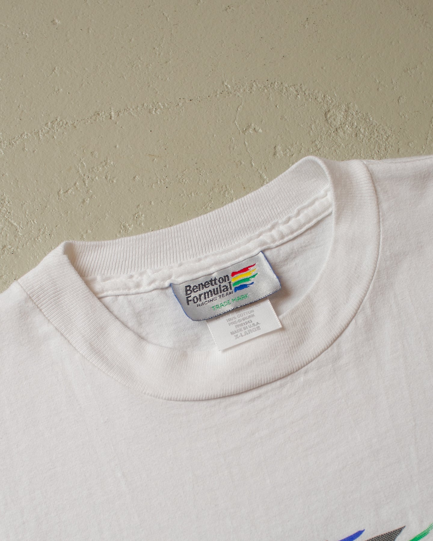 early 1990s Benetton Formula 1 T-shirt white - XL