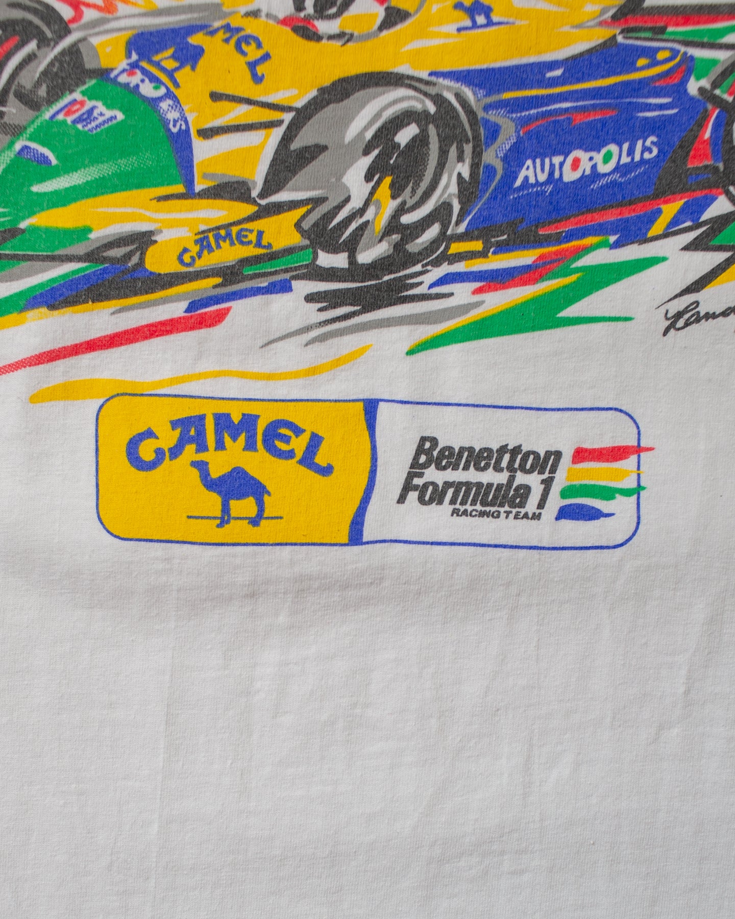early 1990s Benetton Formula 1 T-shirt white - XL