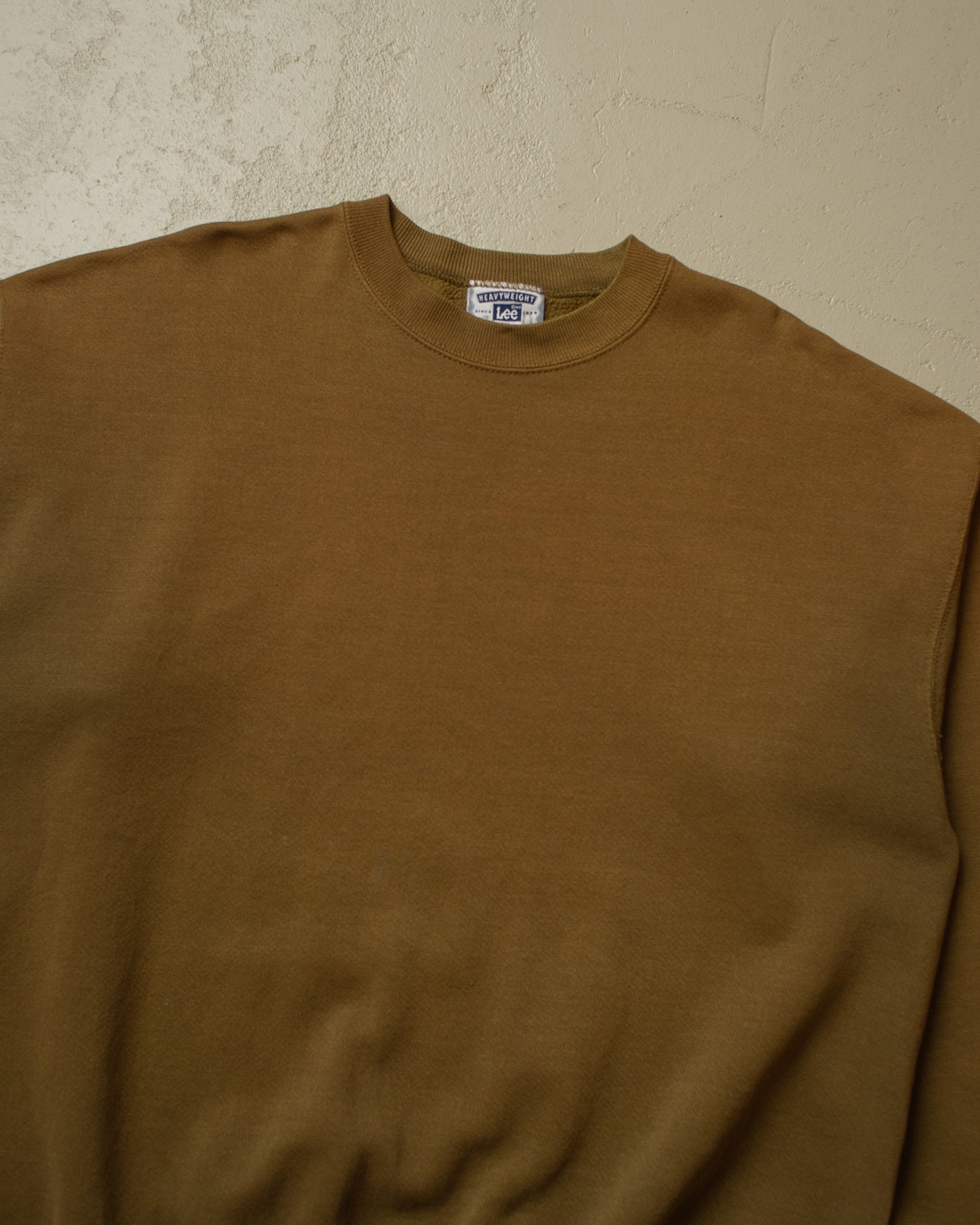 1990s Lee Blank Sweatshirt brown/khaki - XL/XXL