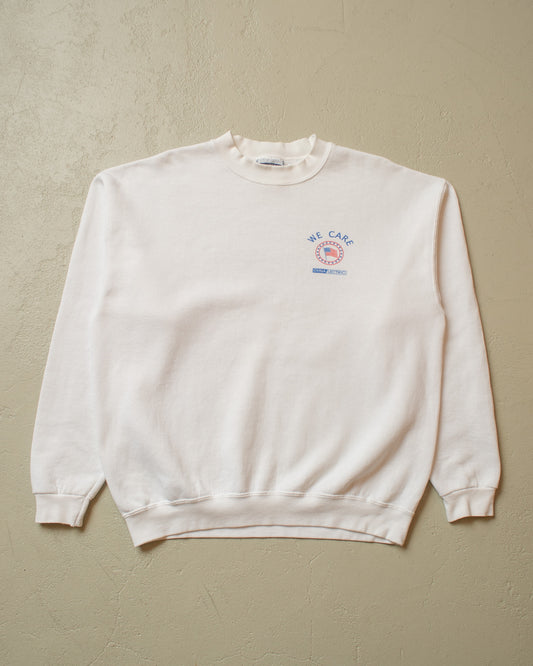 2000s "America Will Remember" 9/11 Sweatshirt white - L