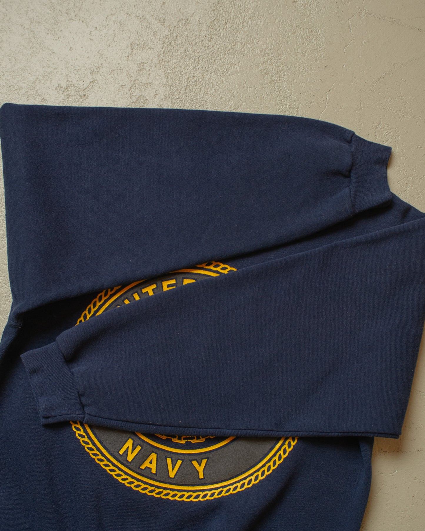 1990s US Navy Reflective Sweatshirt navyblue - M