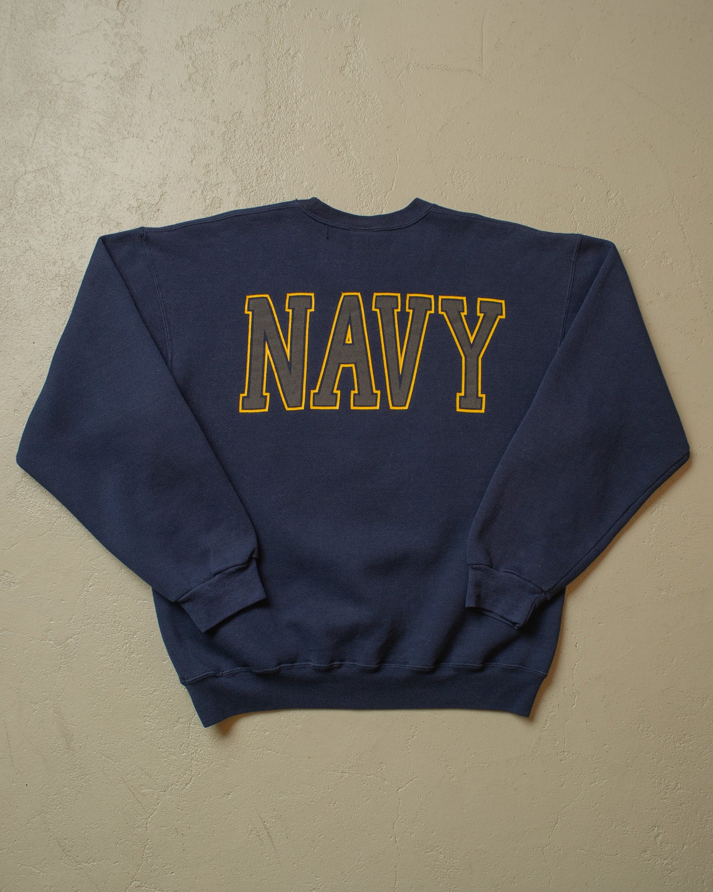 1990s US Navy Reflective Sweatshirt navyblue - M