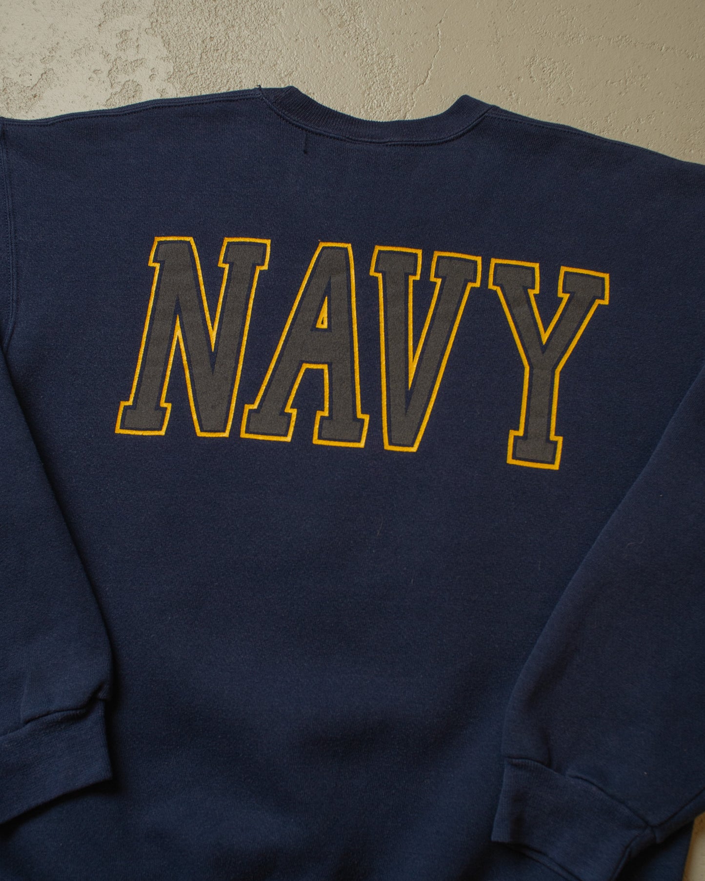 1990s US Navy Reflective Sweatshirt navyblue - M