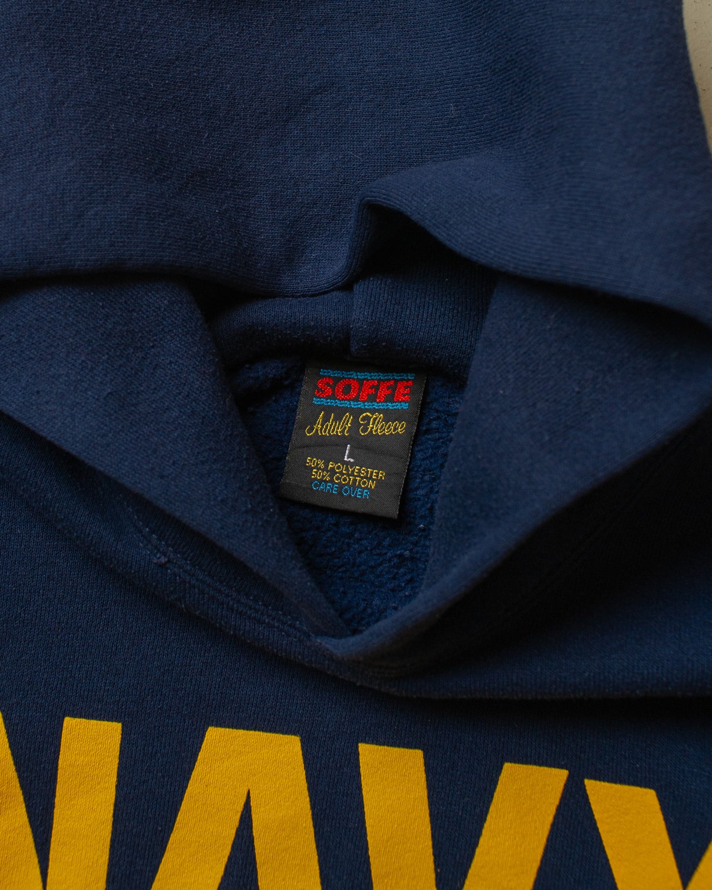 1990s US Navy Hoodie navyblue - L/XL
