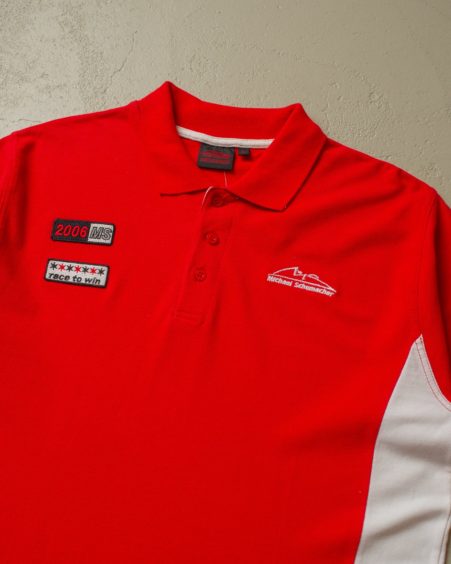 2006 Michael Schumacher Polo Shirt red - L/XL