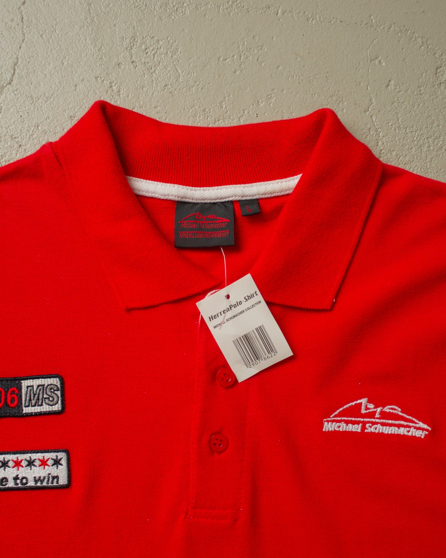 2006 Michael Schumacher Polo Shirt red - L/XL