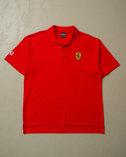 2002 Ferrari Polo Shirt red - L