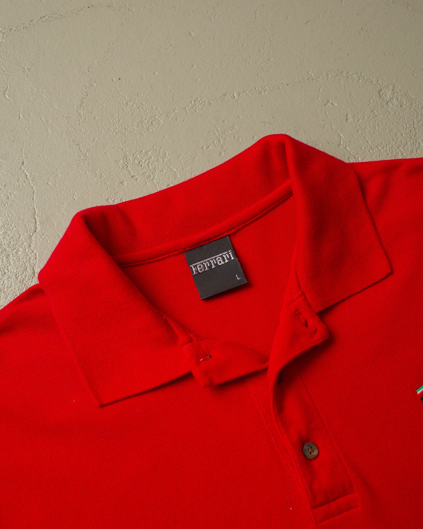 2002 Ferrari Polo Shirt red - L