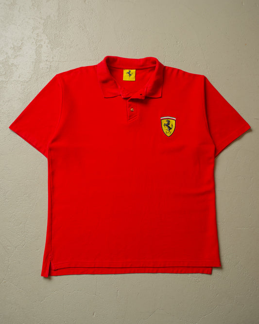 1996 Ferrari Polo Shirt red - M/XL