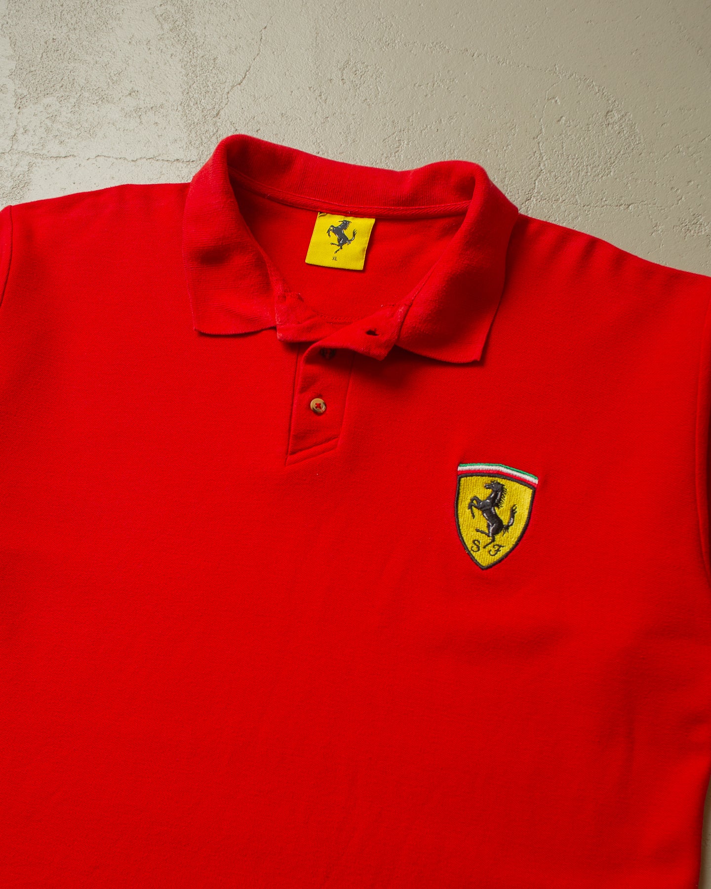 1996 Ferrari Polo Shirt red - M/XL
