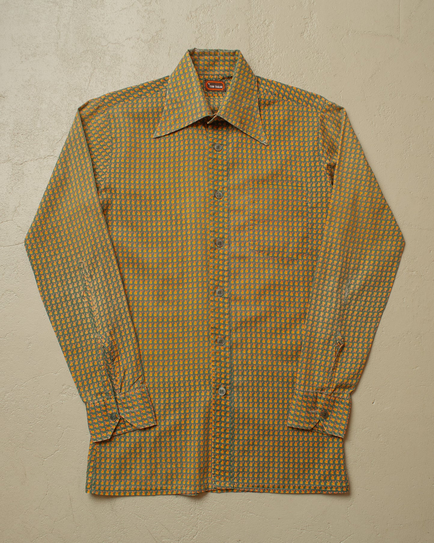 1960s/70s Tom Tailor pattern Shirt multi - S/M