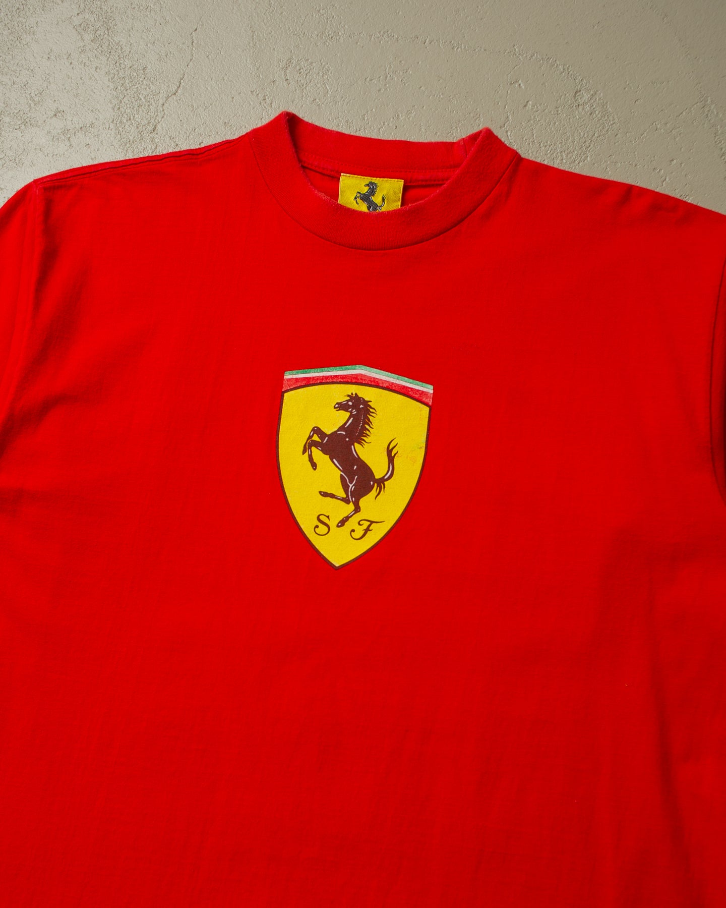 1996 Ferrari Logo T-shirt red - M/L