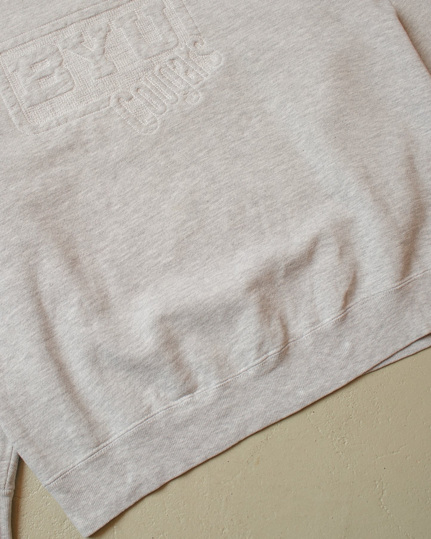 1980s/90s Champion BYU Cougars Sweatshirt grey - L/XL