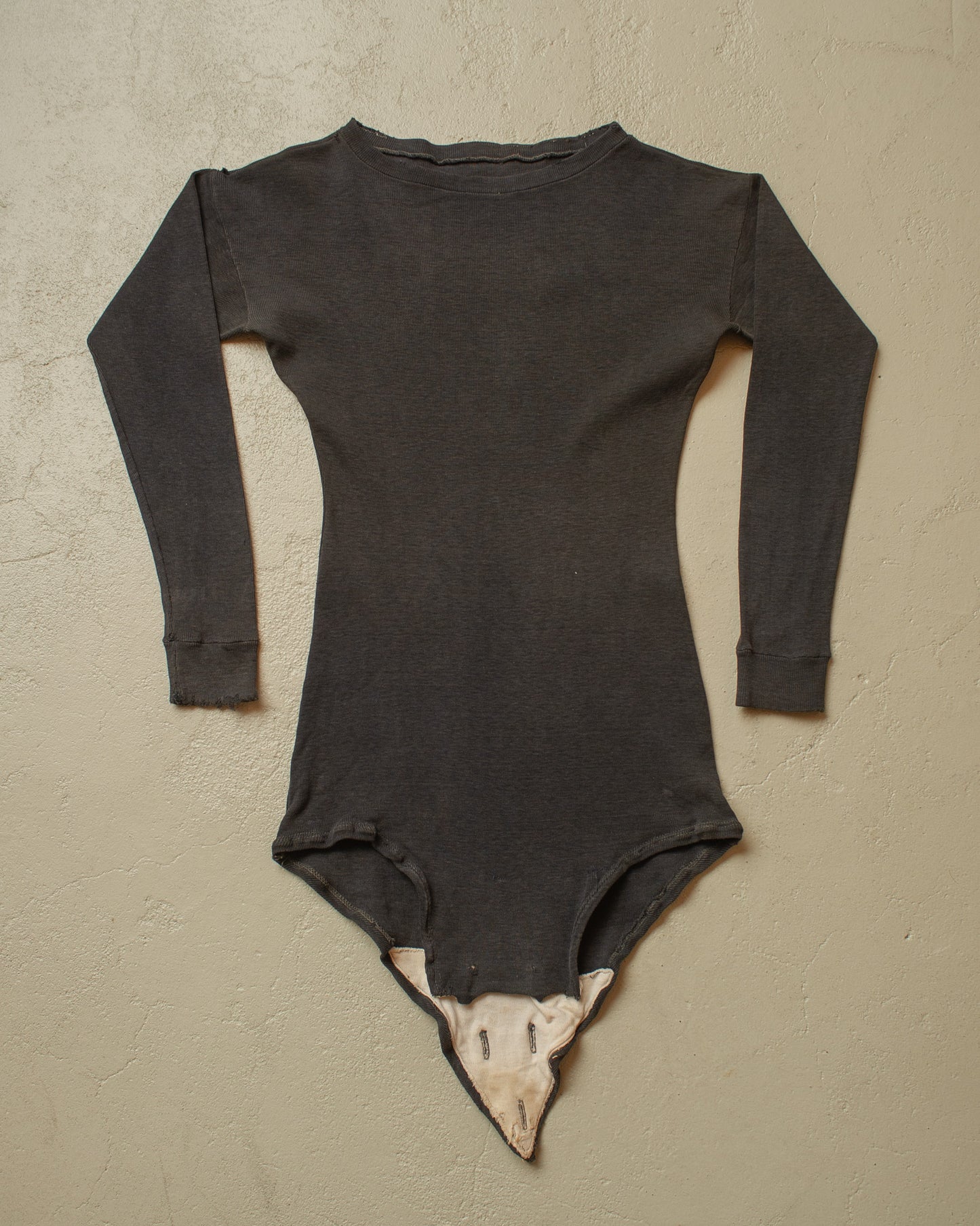 1930s German Womens Cotton Body black - XS