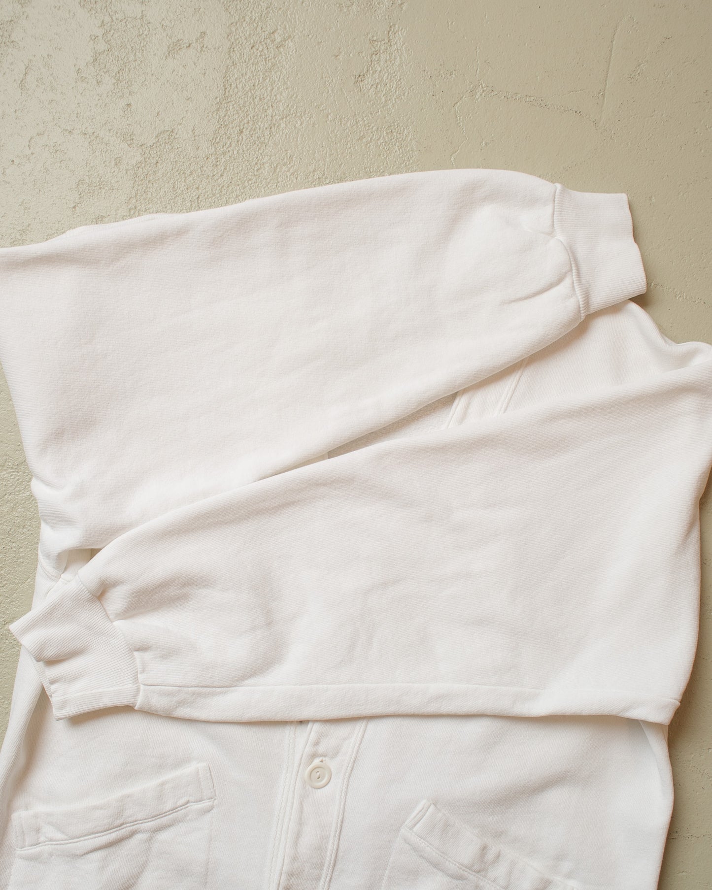 1980s Champion Sweatshirt Cardigan white - M/L