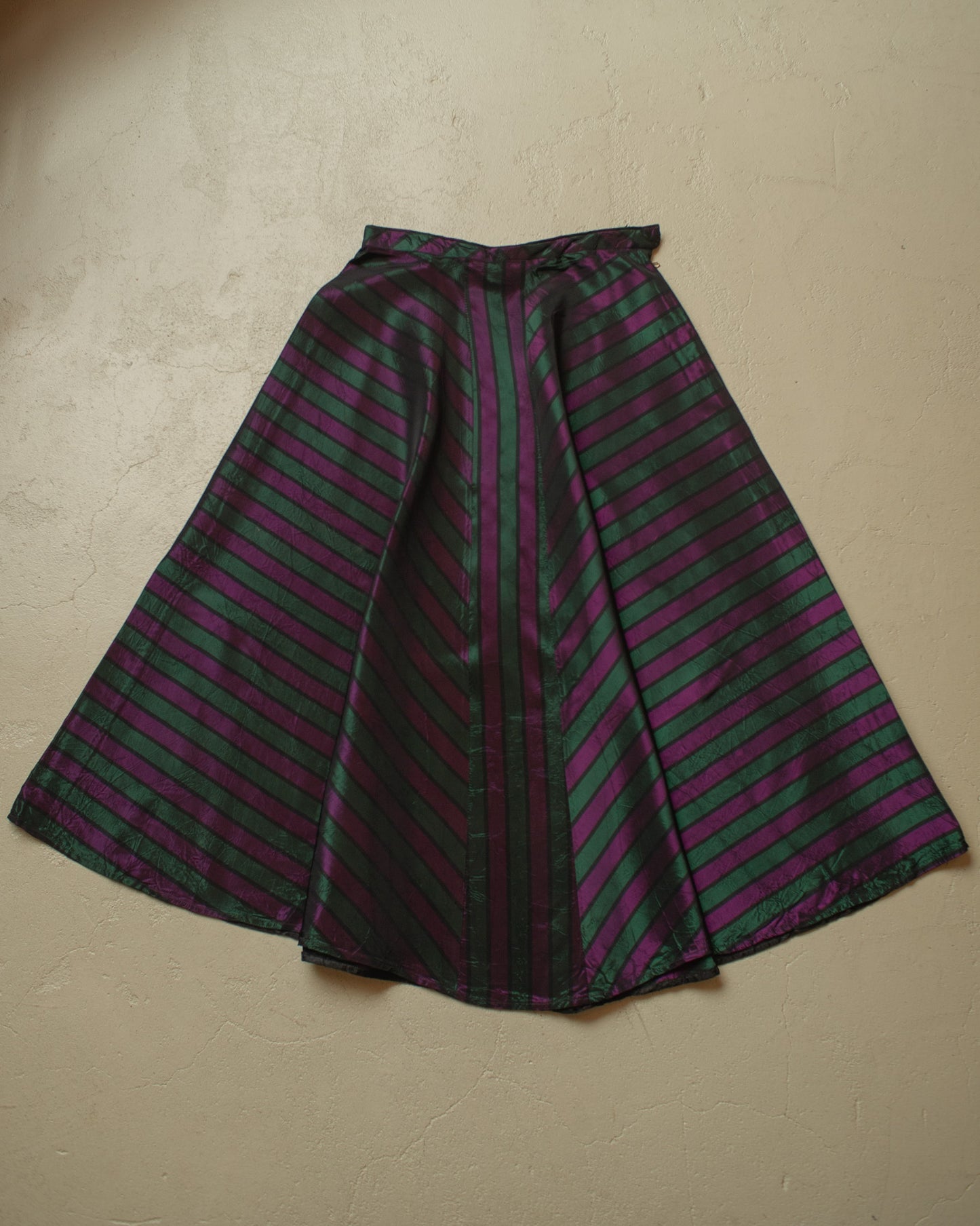 1960s German Womens striped Skirt multi - W28