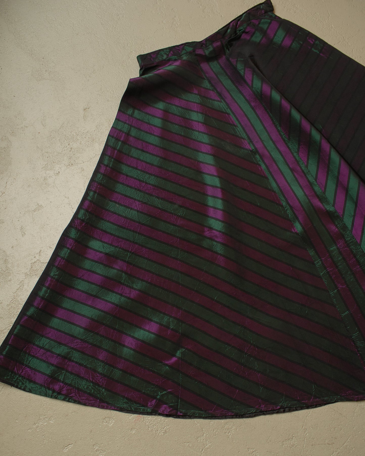 1960s German Womens striped Skirt multi - W28