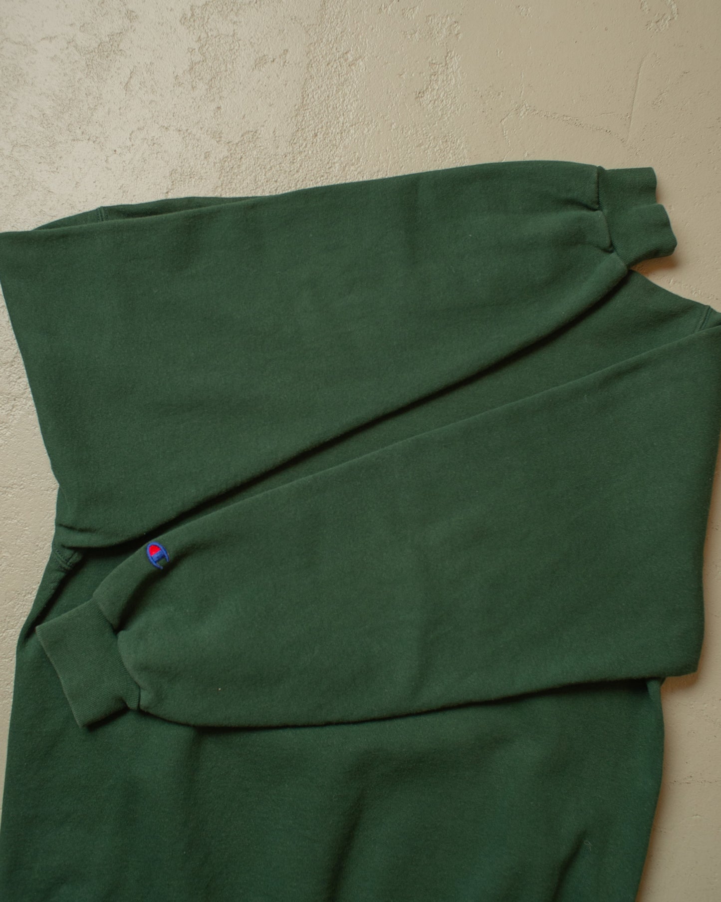 1990s Champion Logo Sweatshirt green - L