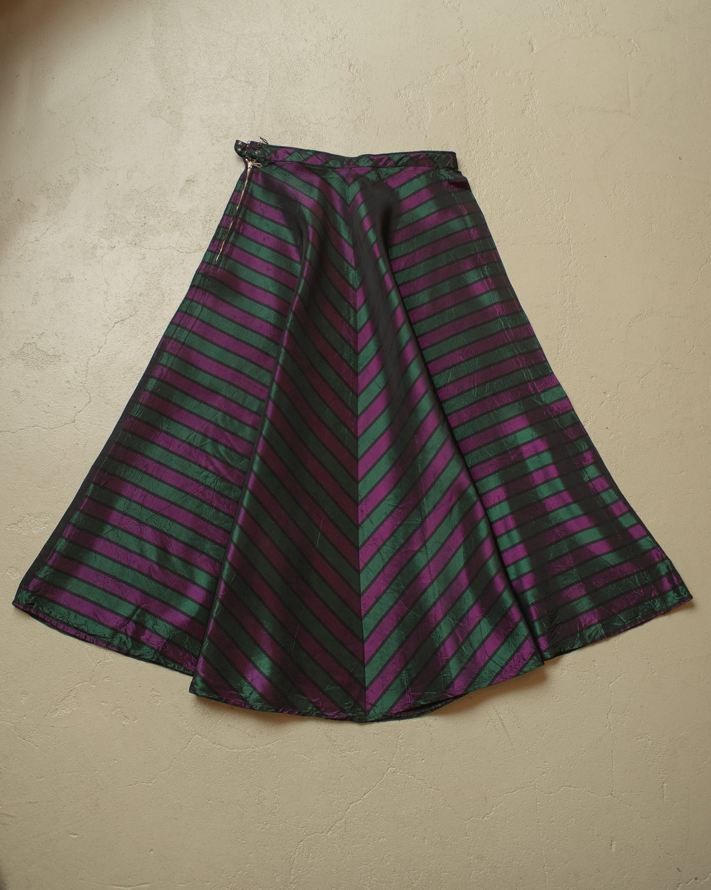 1960s German Womens striped Skirt multi - W28